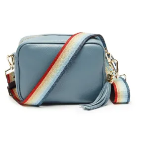 Crossbody Light Blue (Rainbow strap)