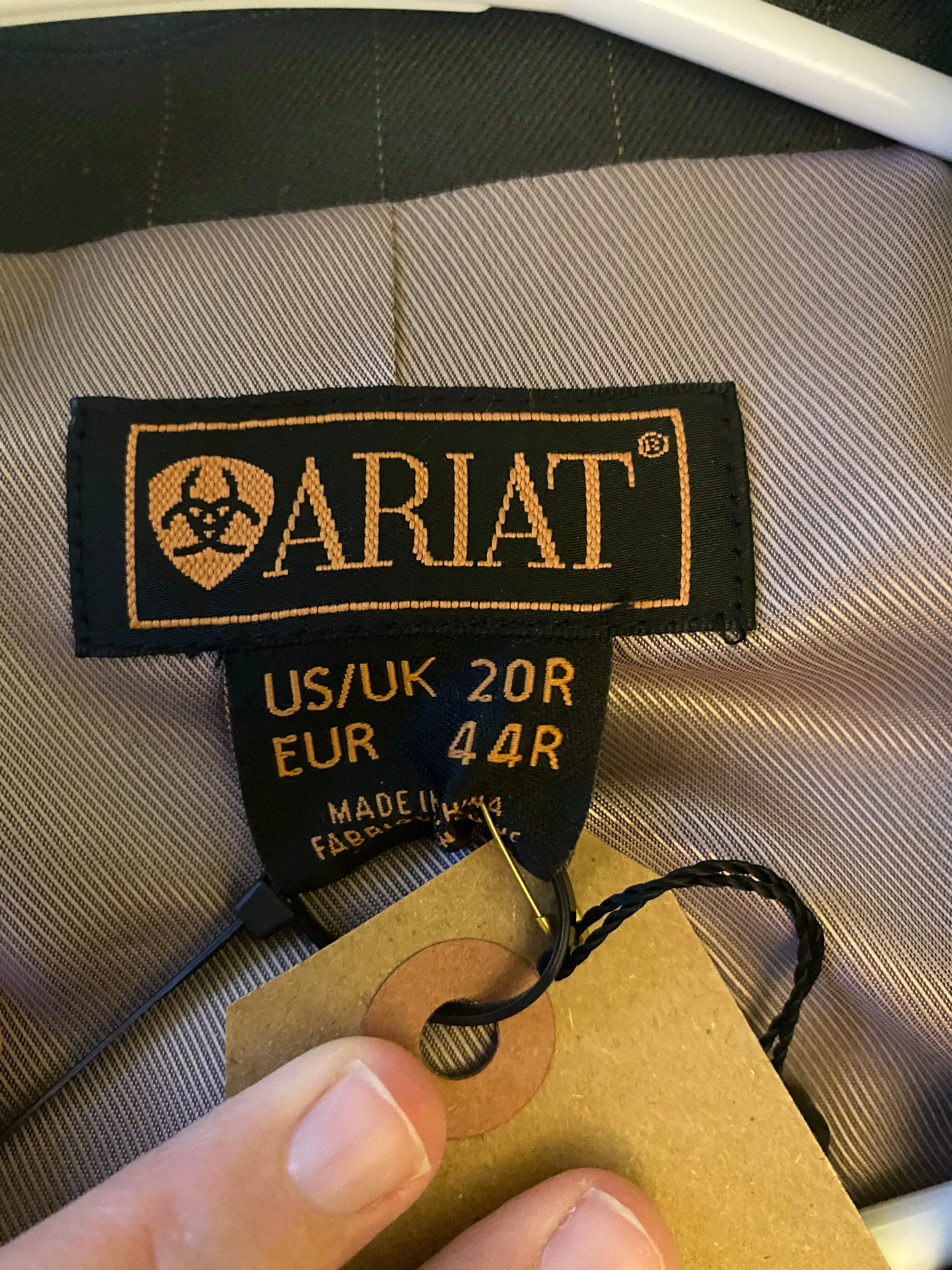 20R NEW Ariat Brown Hunt Coat