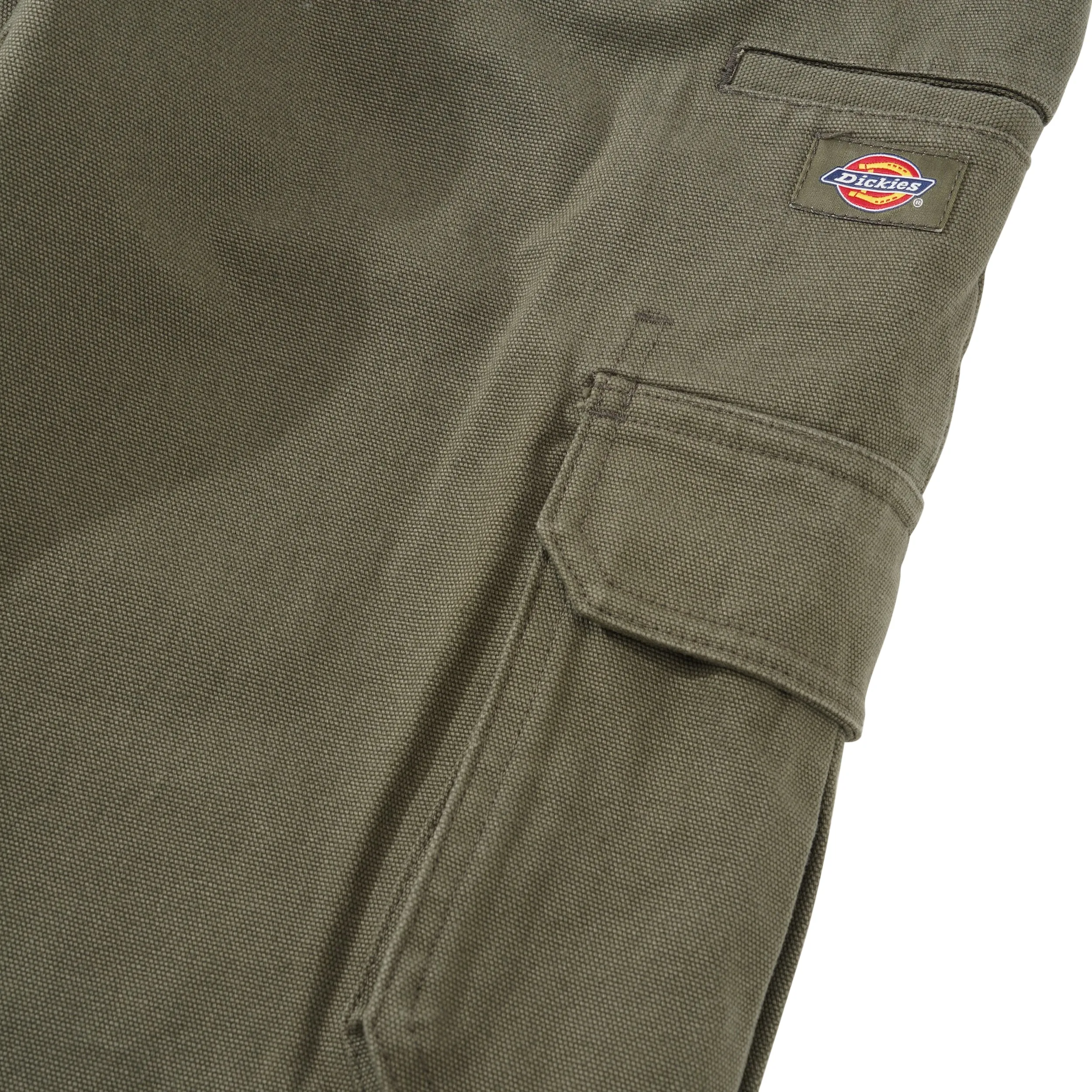 85-283 Double Knee Cargo Canvas Pant, Washed Dark Khaki