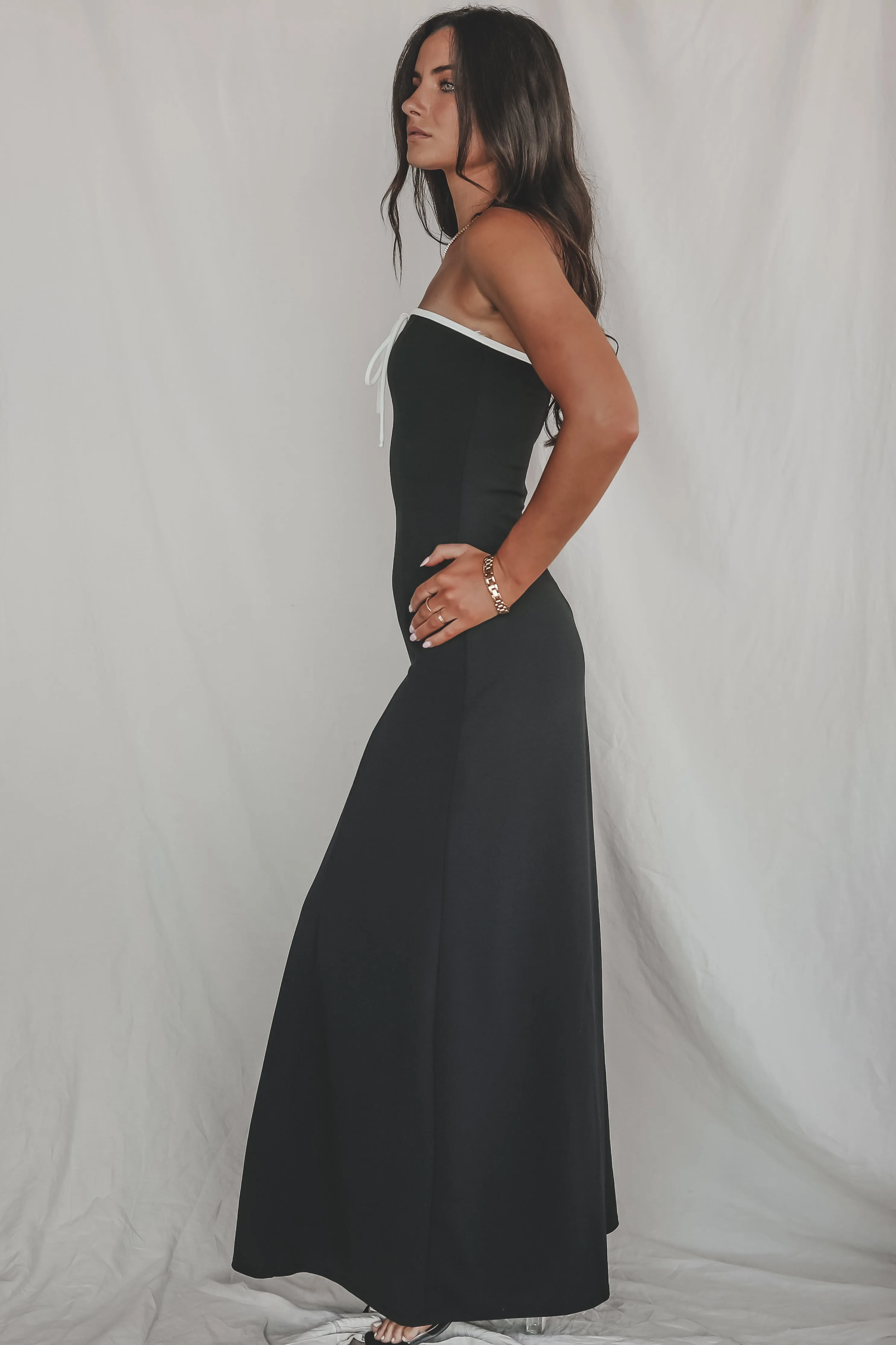 A Formal Affair Black Maxi Dress