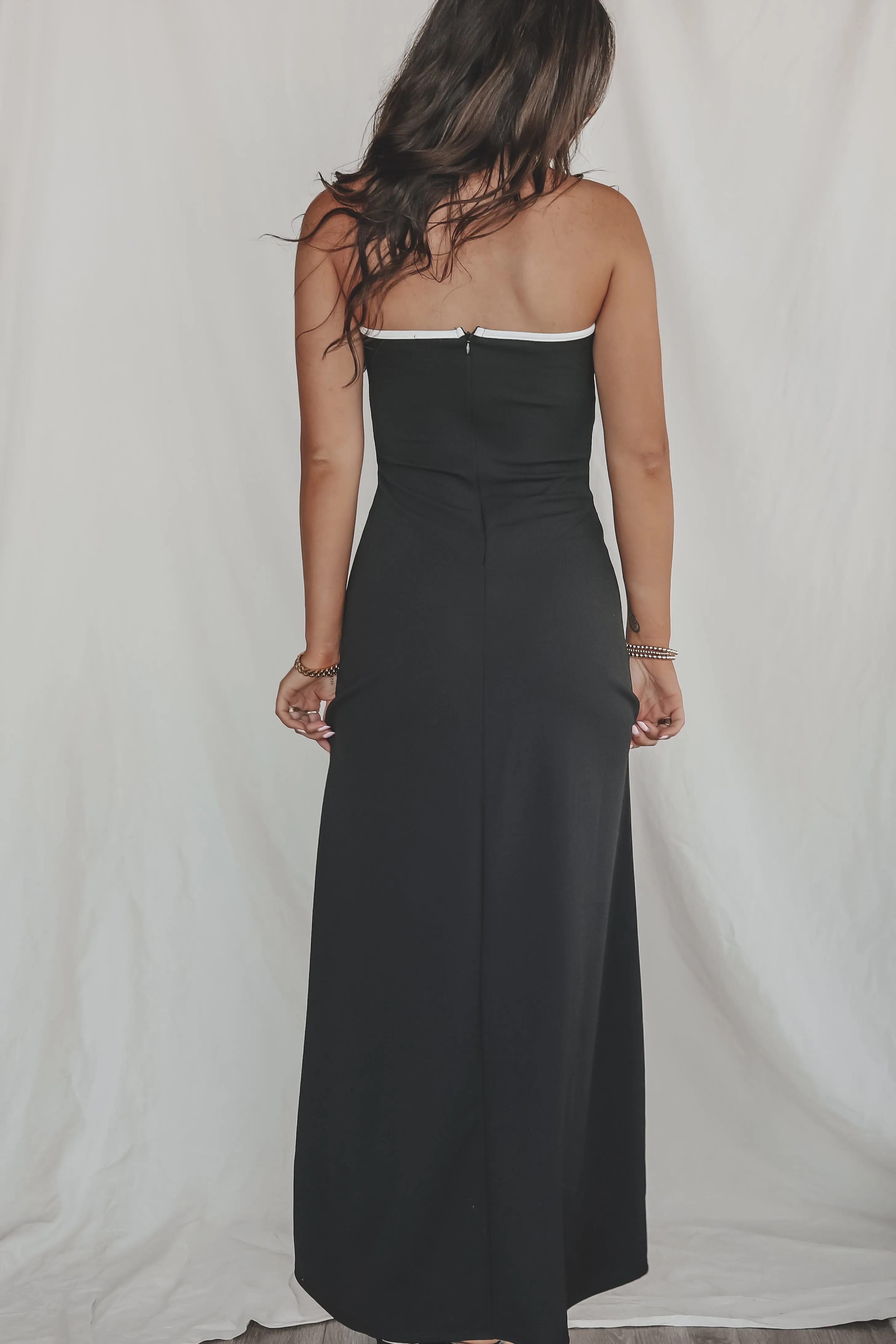 A Formal Affair Black Maxi Dress