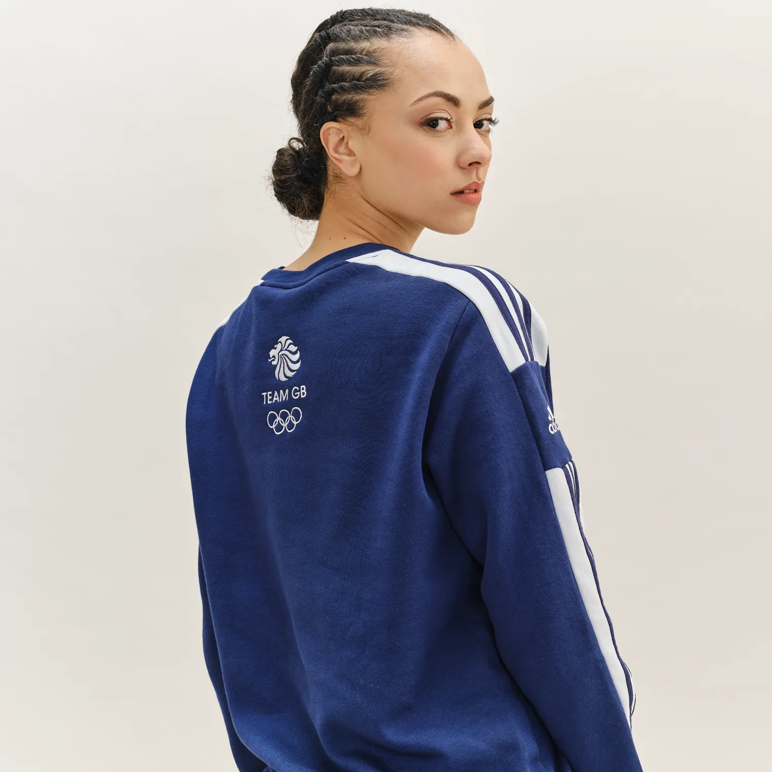 adidas Team GB 3 Stripe Sweatshirt