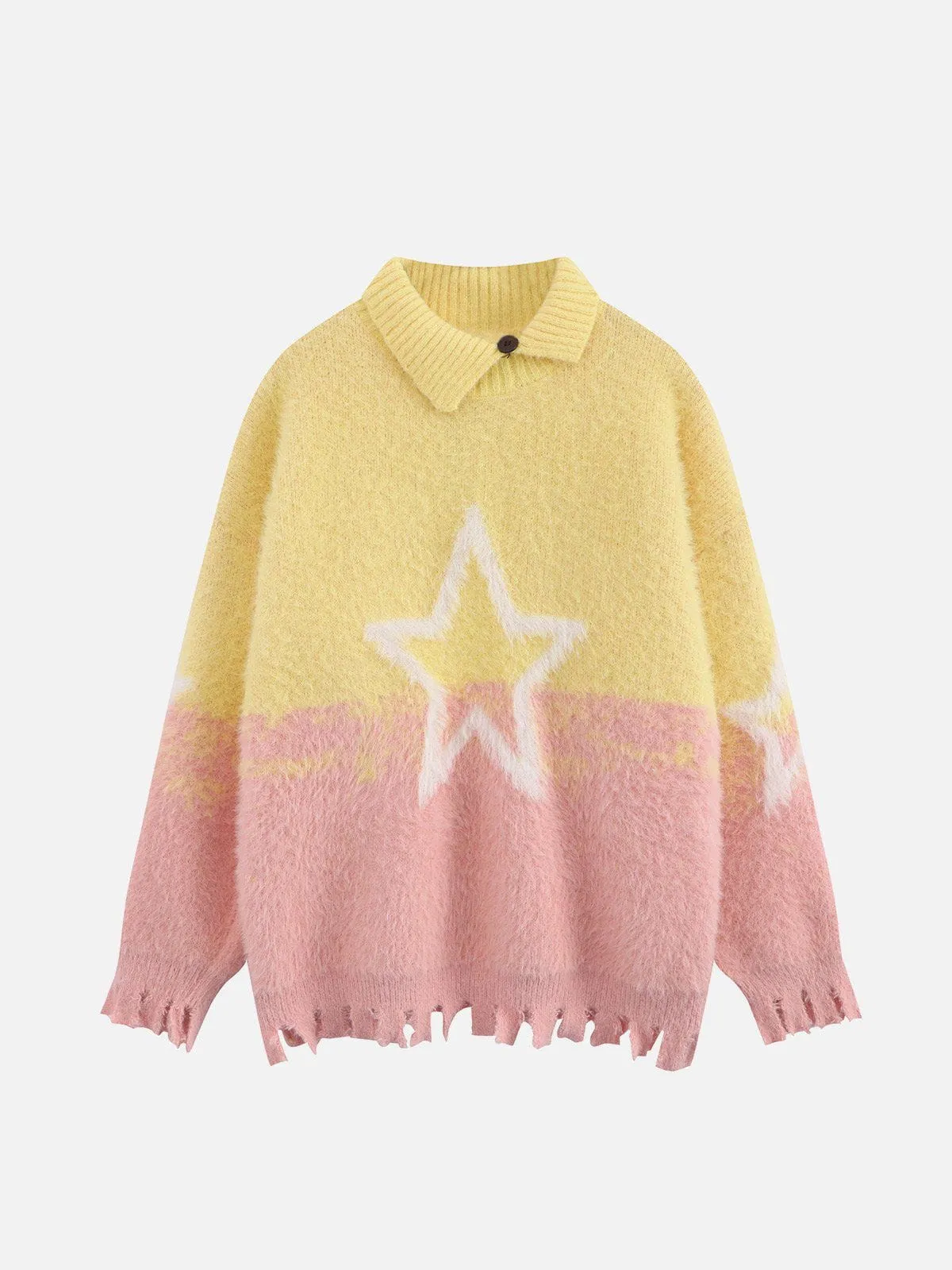 Aelfric Eden Asymmetric Polo Star Sweater