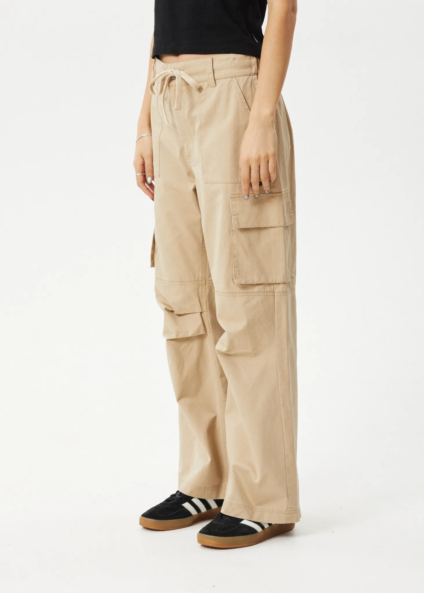 AFENDS Womens Apprentice - Cargo Pants - Taupe