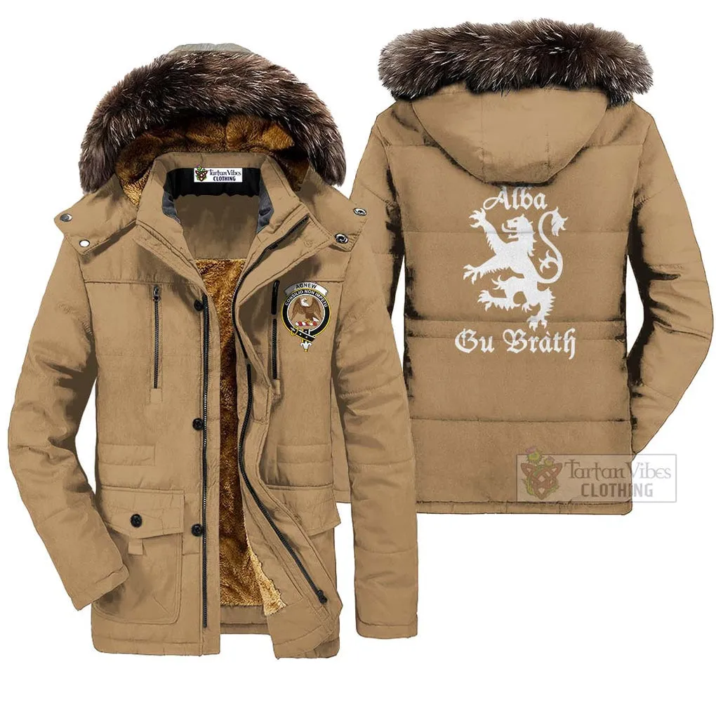 Agnew Family Crest Parka Jacket Lion Rampant Alba Gu Brath Style