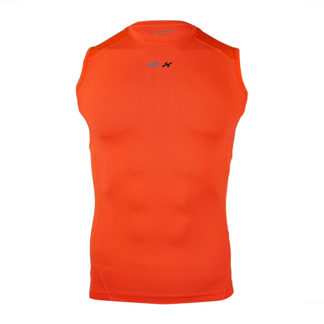 ALX Men's Tight Sleeveless Top ORANGE