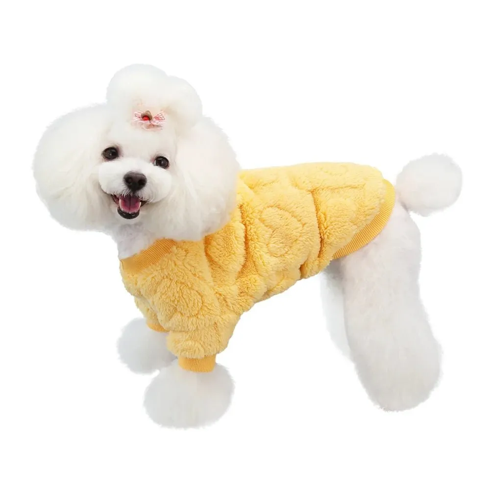 Anniepaw Winter Dog Sweater for Small Dogs Plush Warm Dog Clothes Soft Puppy Coat Jacket Chihuahua Teddy Puppy Clothes Dog Outfits