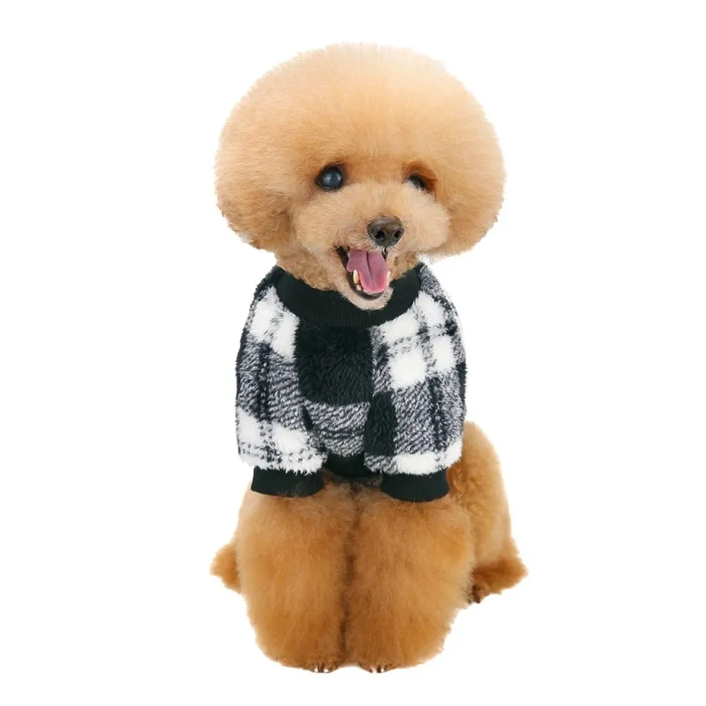 Anniepaw Winter Dog Sweater for Small Dogs Plush Warm Dog Clothes Soft Puppy Coat Jacket Chihuahua Teddy Puppy Clothes Dog Outfits