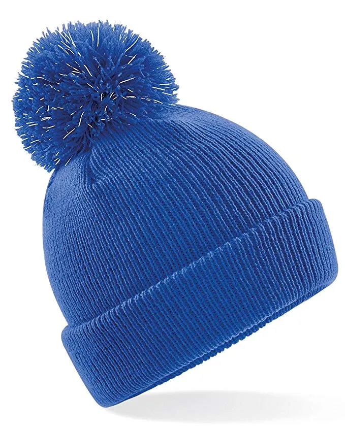 Beechfield Junior Reflective Bobble Beanie