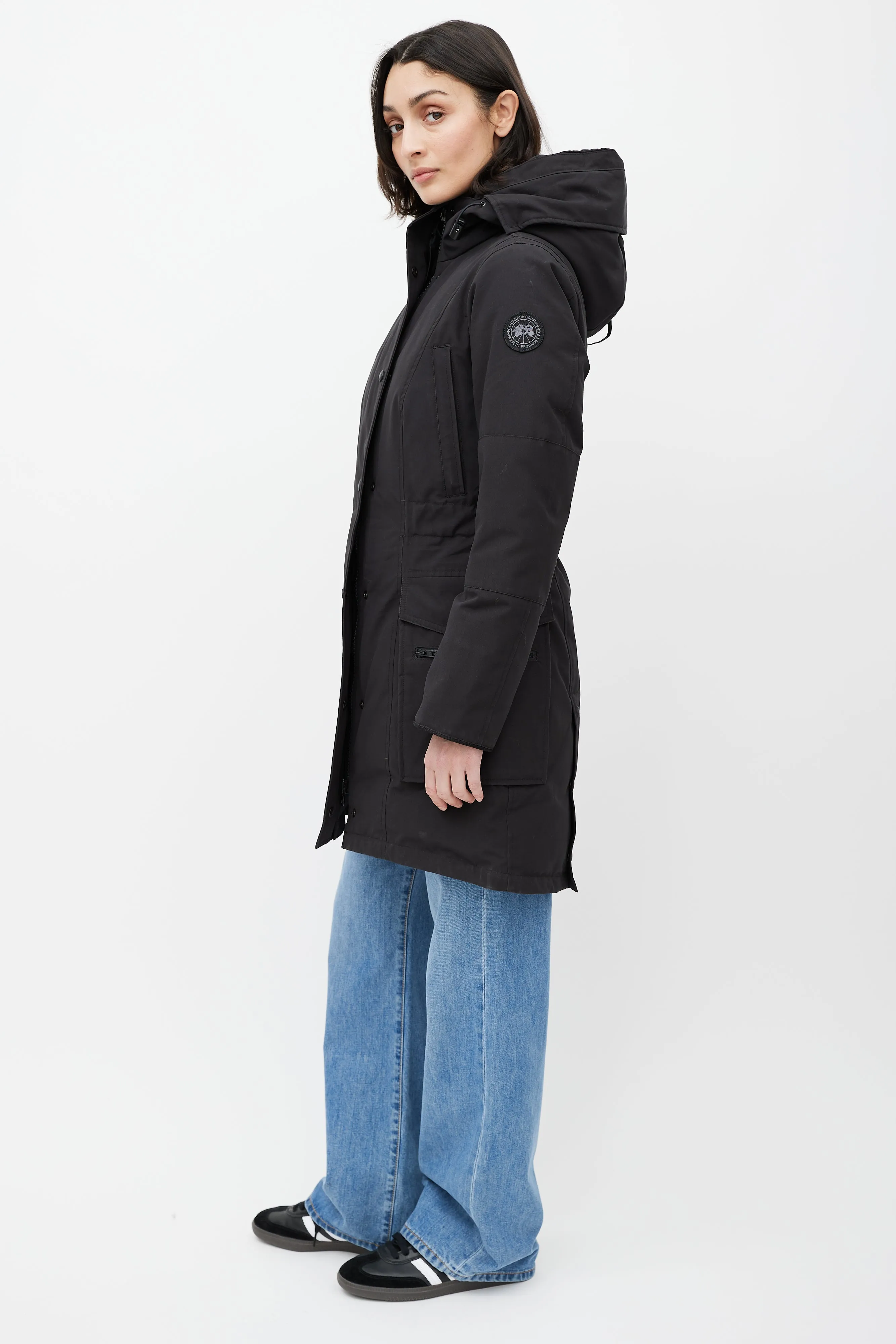 Black Kinley Down Parka