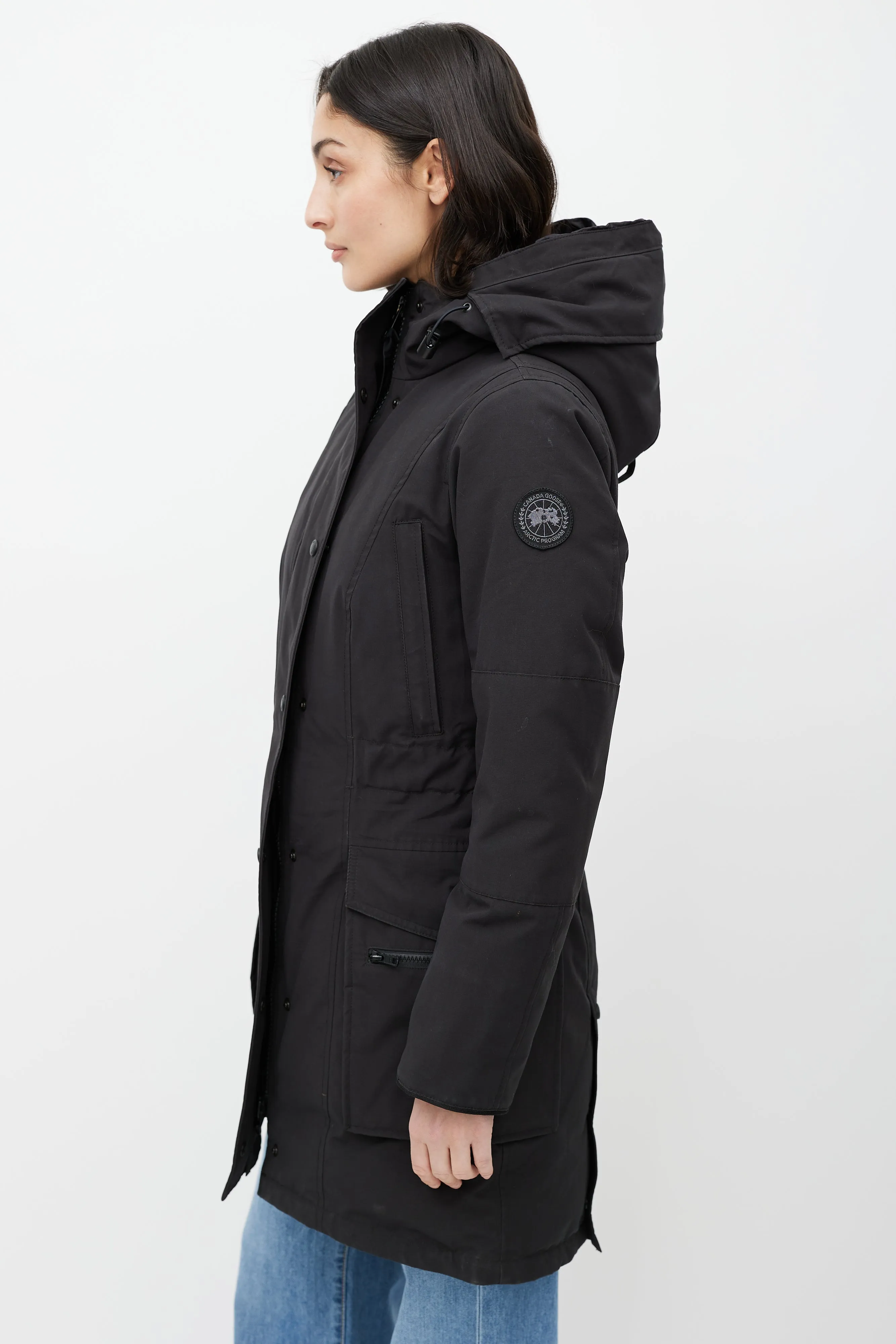 Black Kinley Down Parka