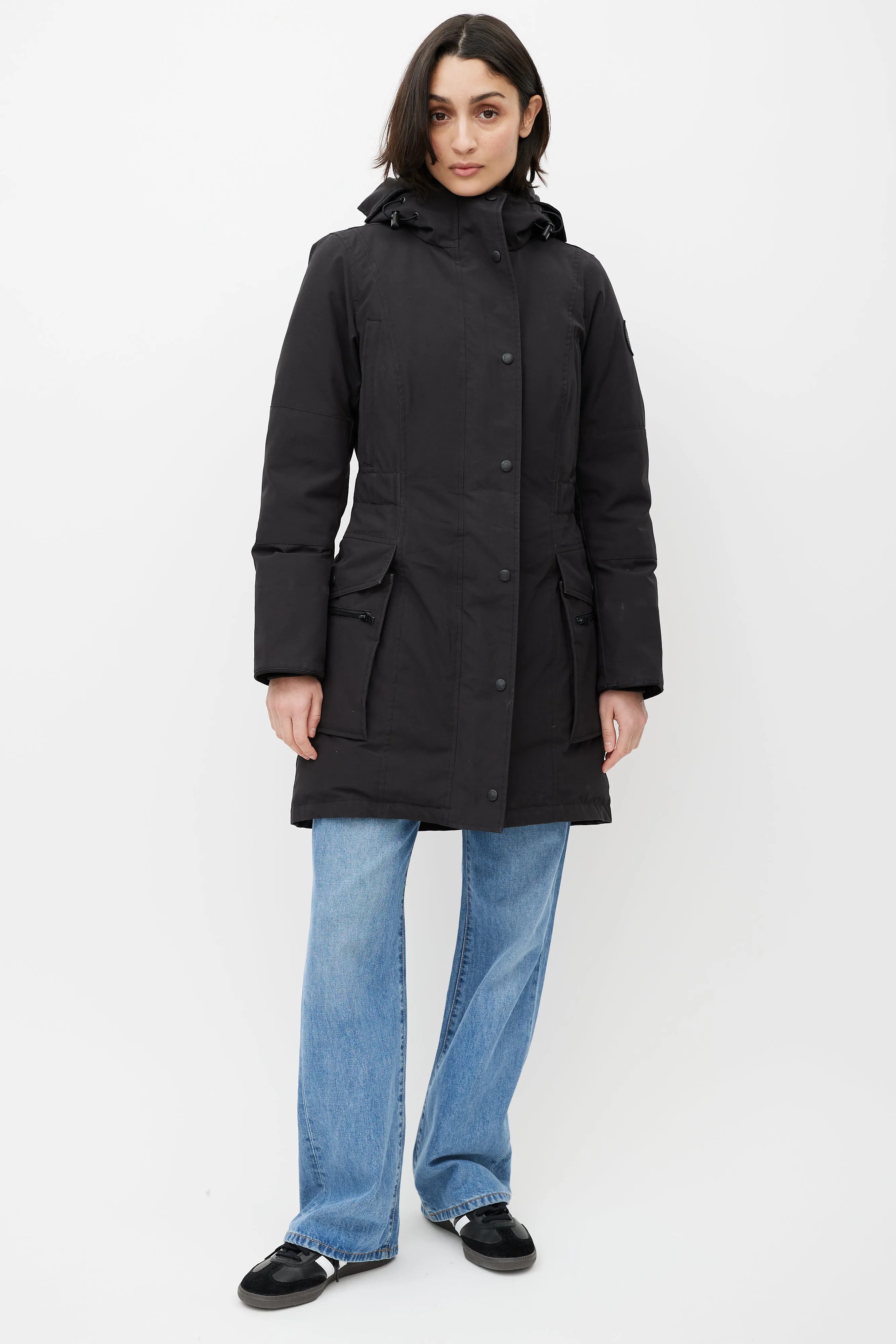 Black Kinley Down Parka