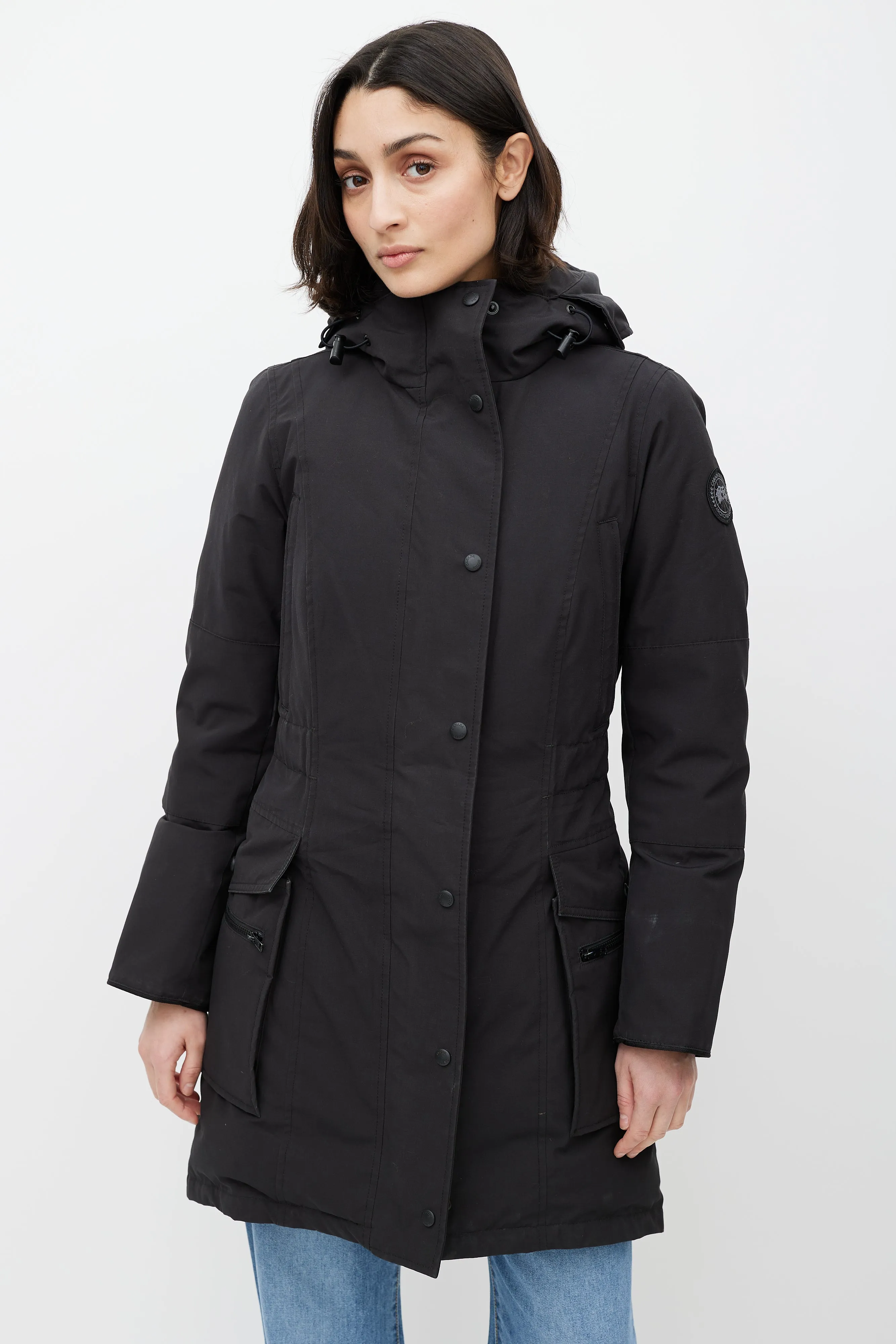 Black Kinley Down Parka