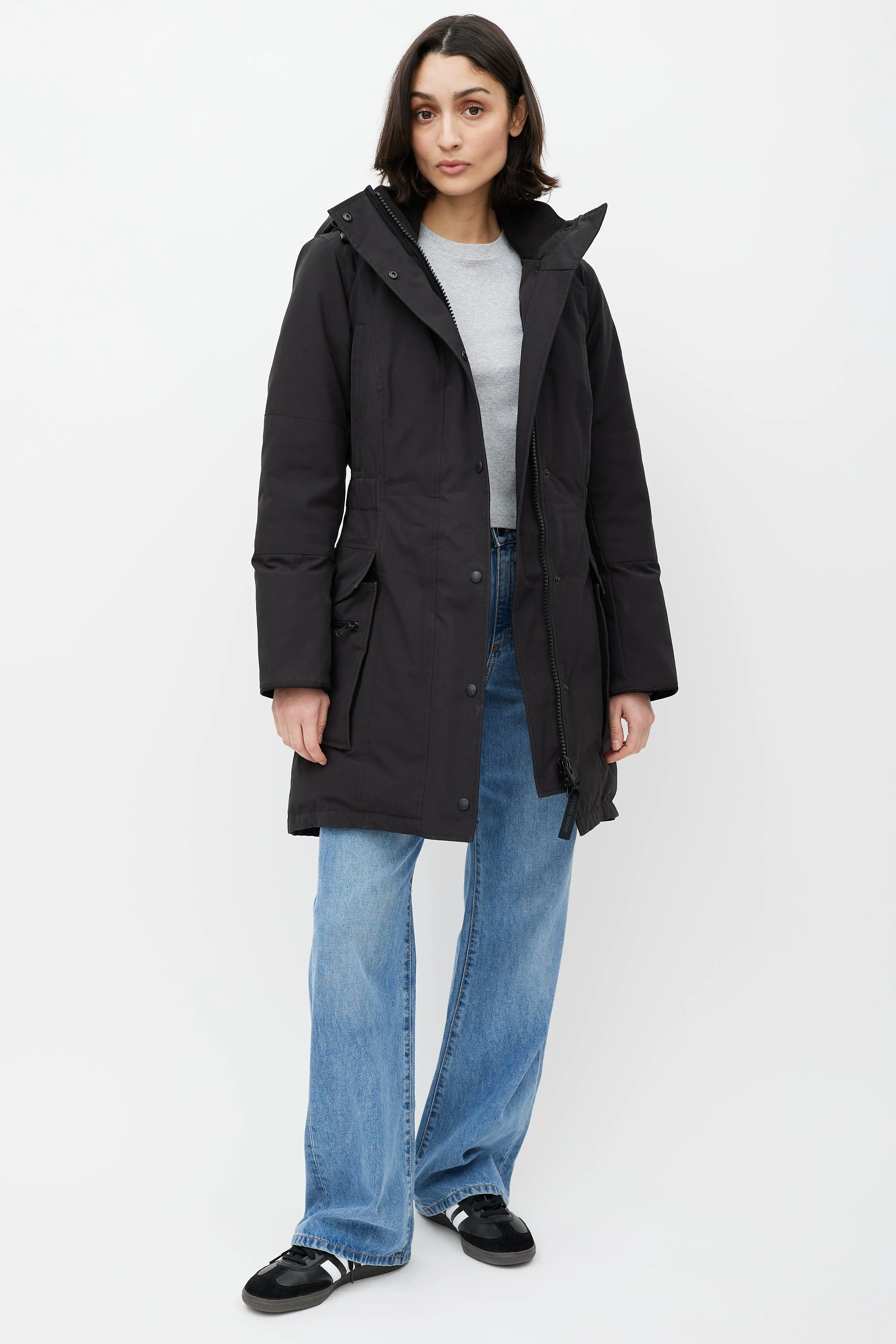 Black Kinley Down Parka