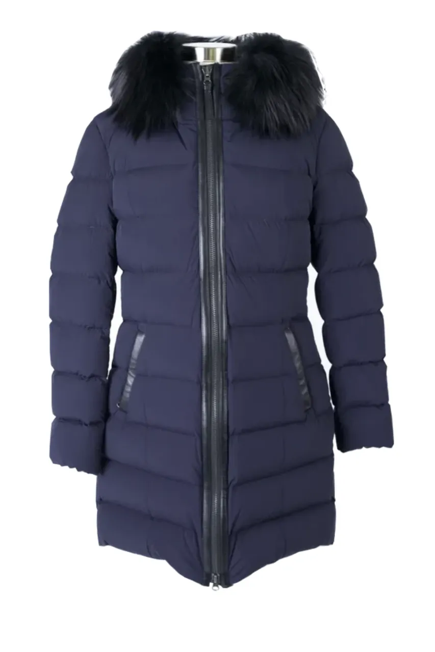 Calla Stretch Down Parka w/ Fur Hood