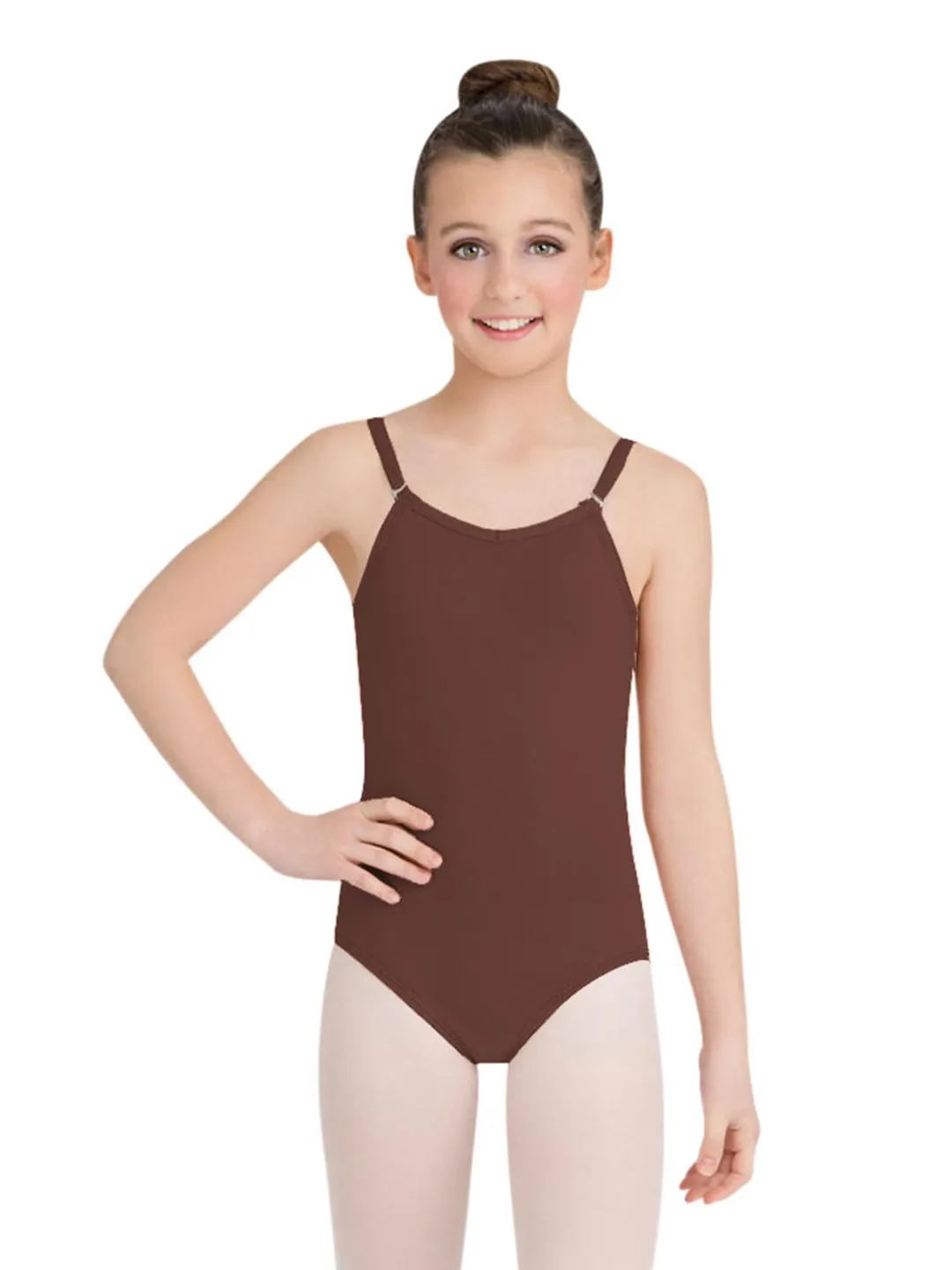 Capezio TB1420C Team Basics Children's Camisole Leotard with Adjustable Straps