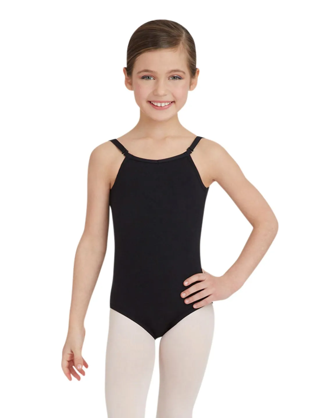 Capezio TB1420C Team Basics Children's Camisole Leotard with Adjustable Straps