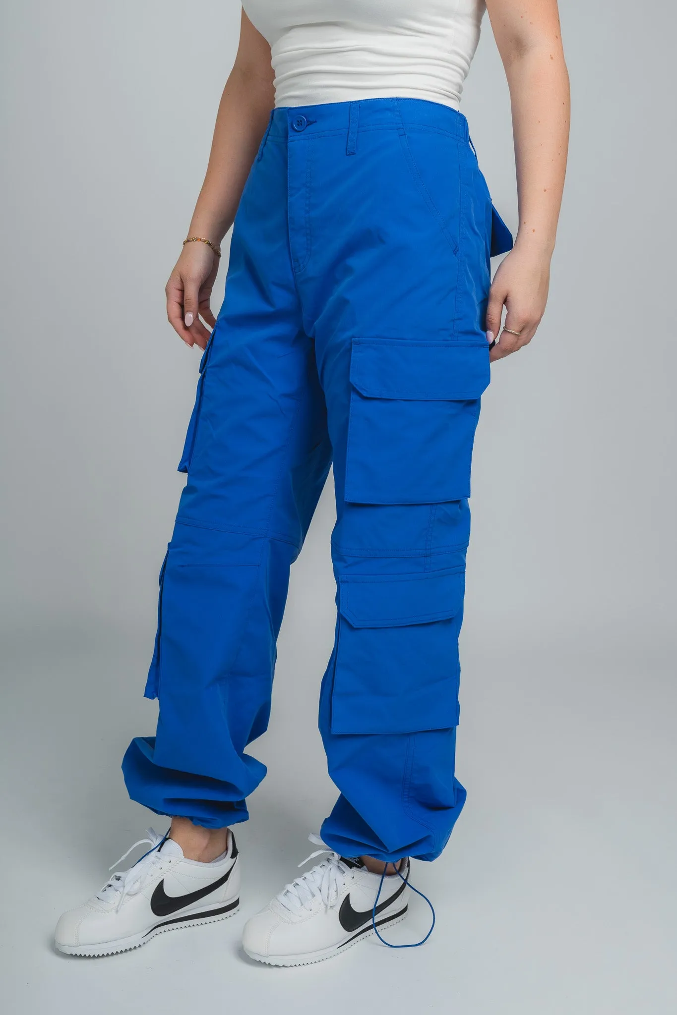 Cargo pants azure