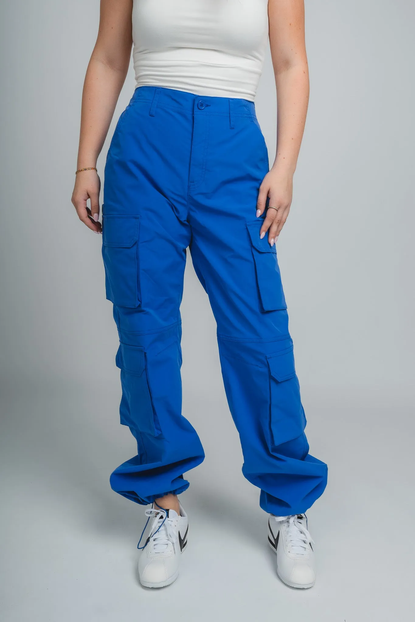 Cargo pants azure