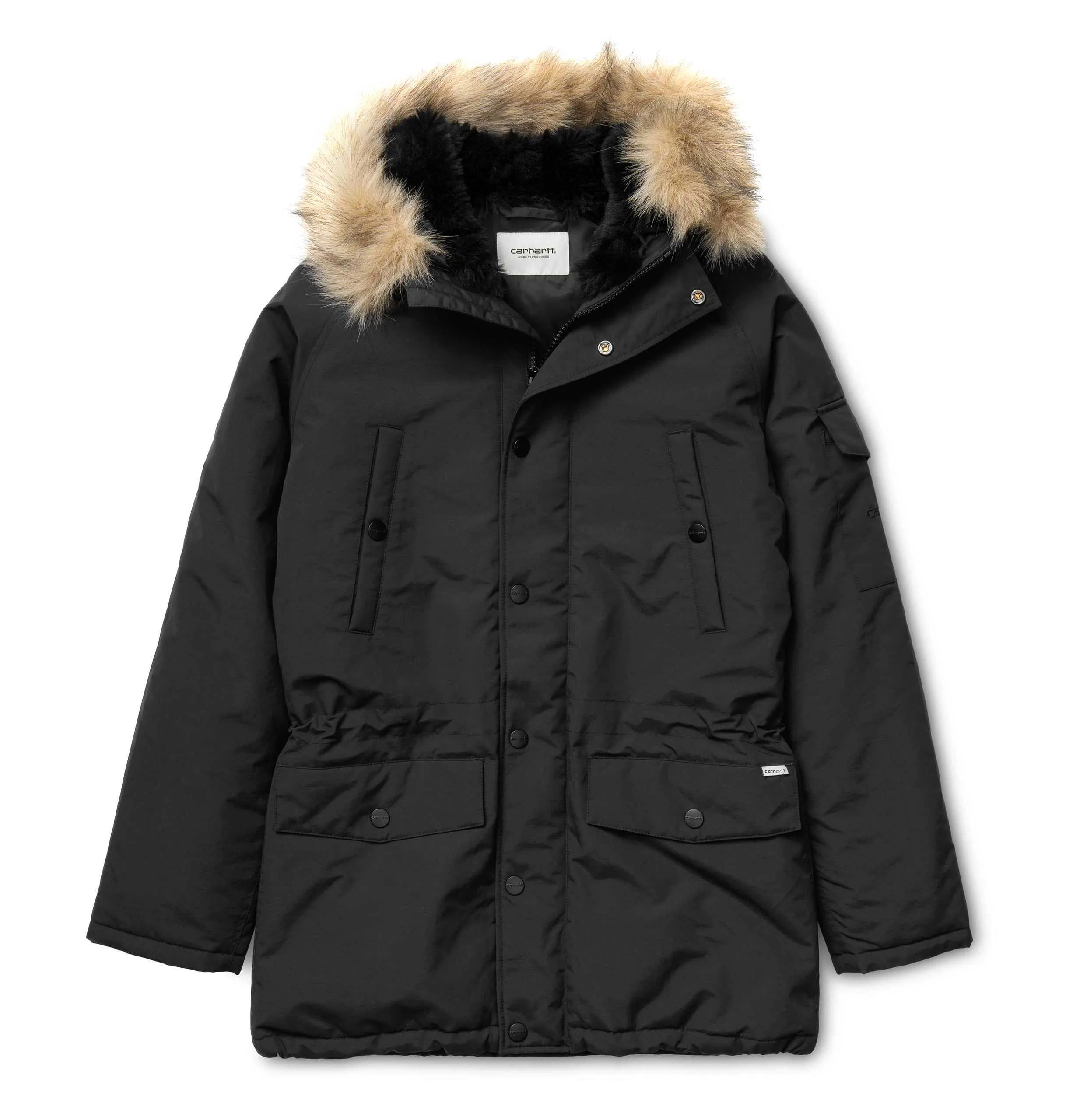 Carhartt WIP Women's Anchorage Parka – Black/Black