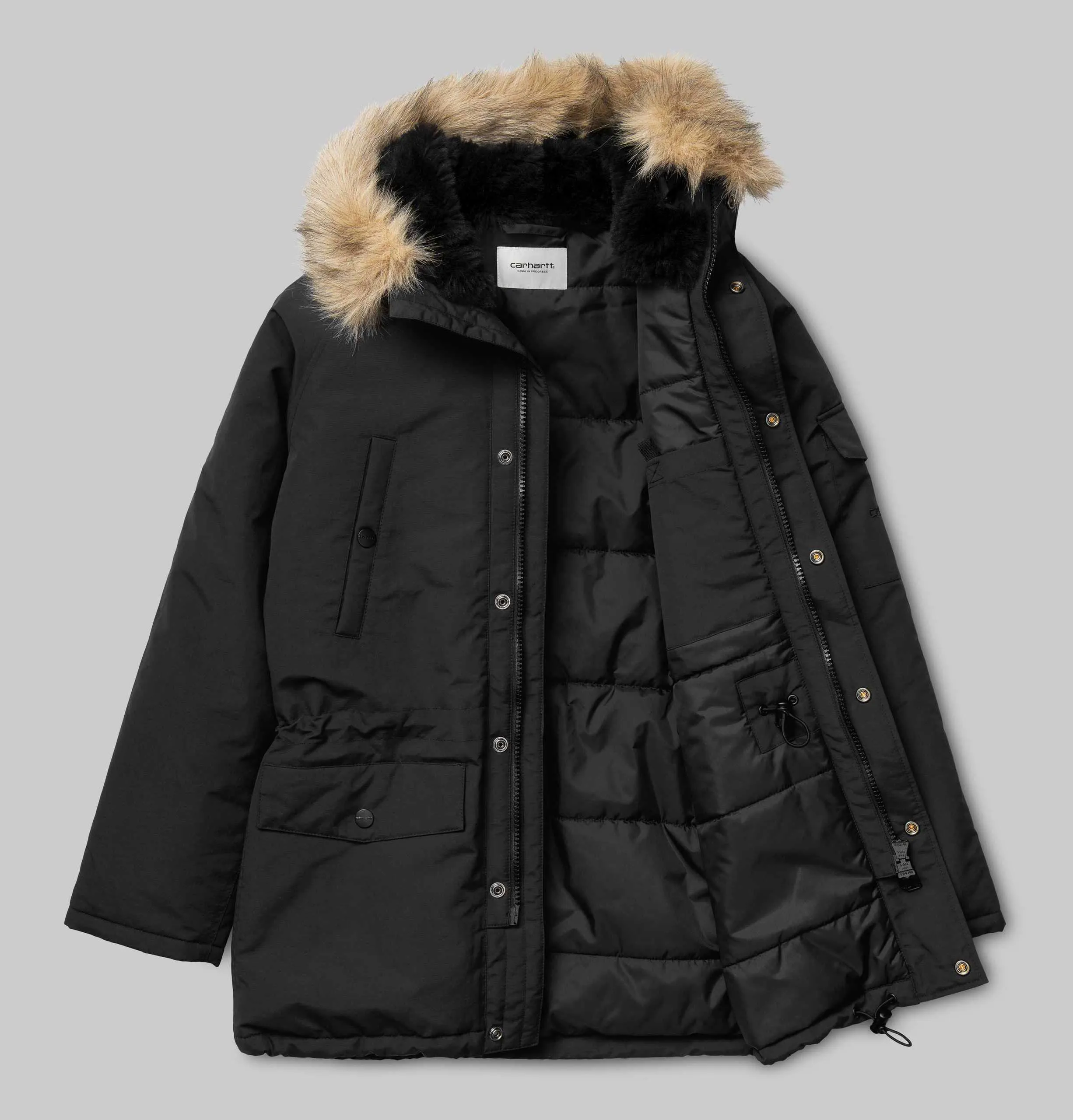 Carhartt WIP Women's Anchorage Parka – Black/Black