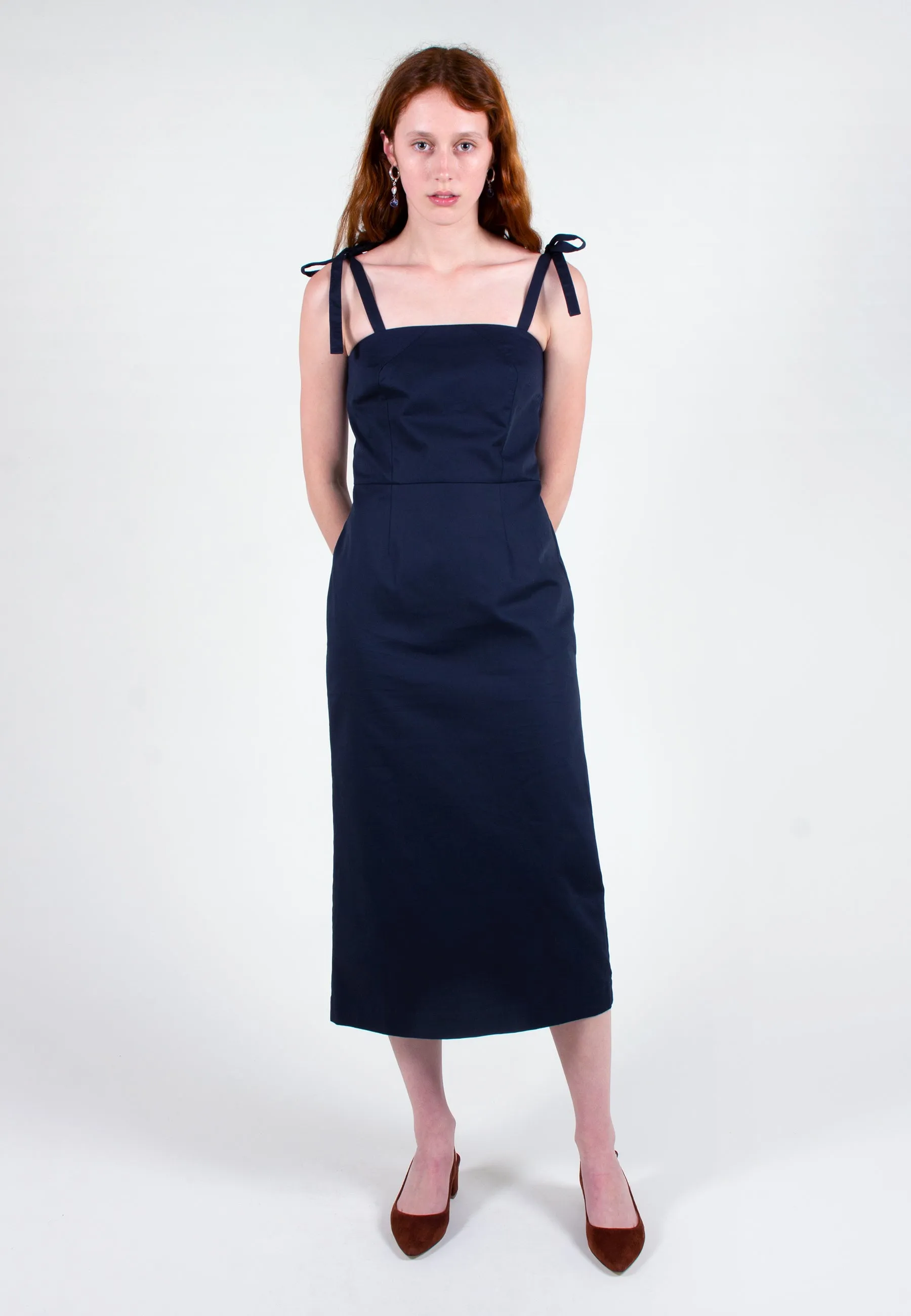 Catherine Dress - navy