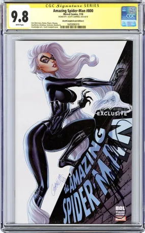 CGC 9.8 SS Amazing-Spider Man #800 'trade dress' cover C J. Scott Campbell