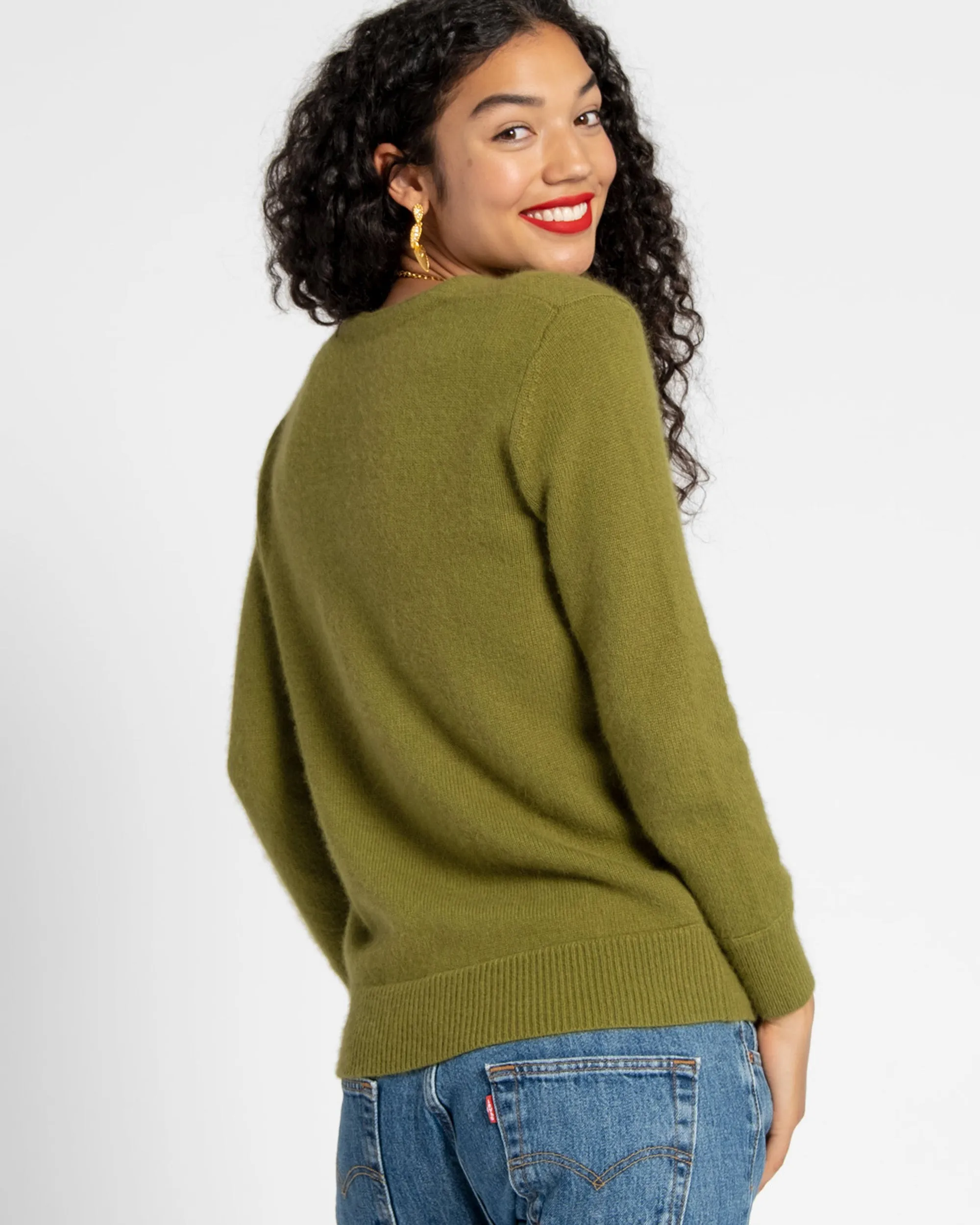 Collegiate Sweater Green