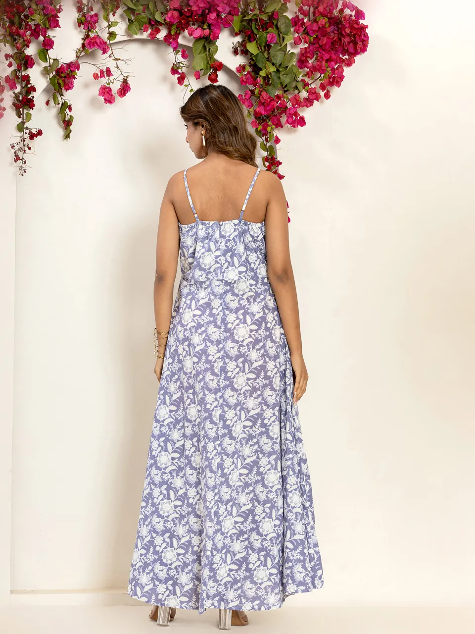 Columbia Blue Breezy Pure Cotton Maxi