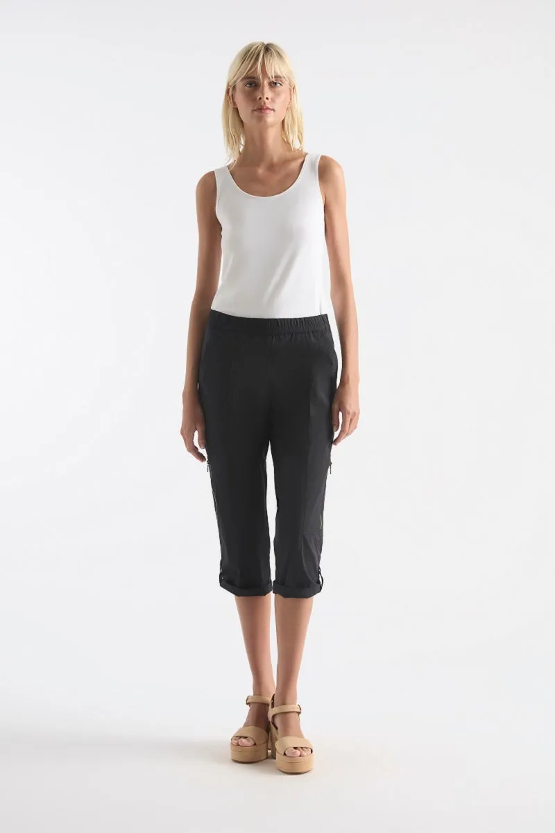 Cropped Zip Cargo in Ocean F65 1386 by Mela Purdie