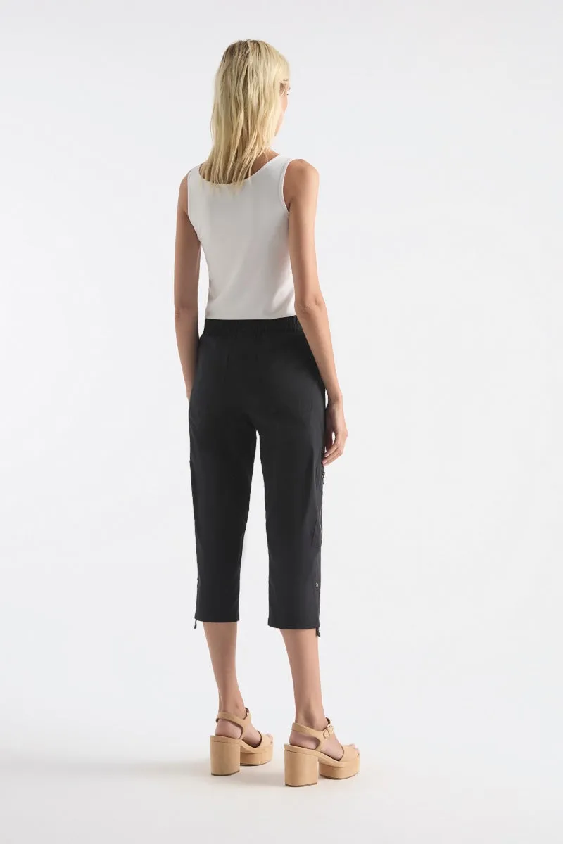 Cropped Zip Cargo in Ocean F65 1386 by Mela Purdie