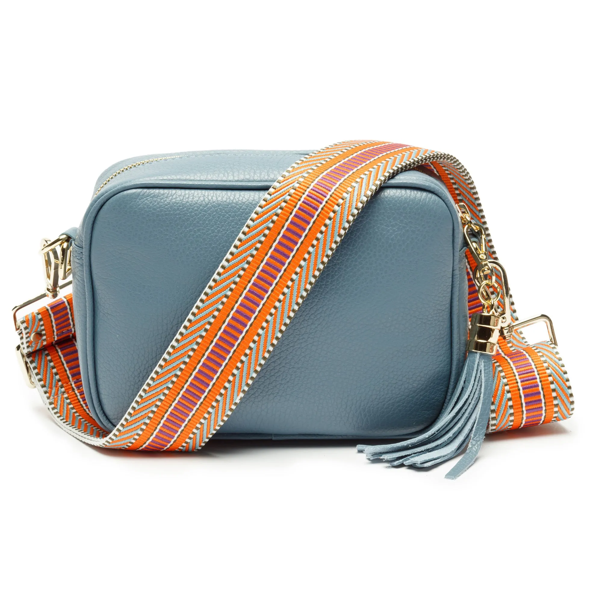 Crossbody Light Blue (Aztec Strap)