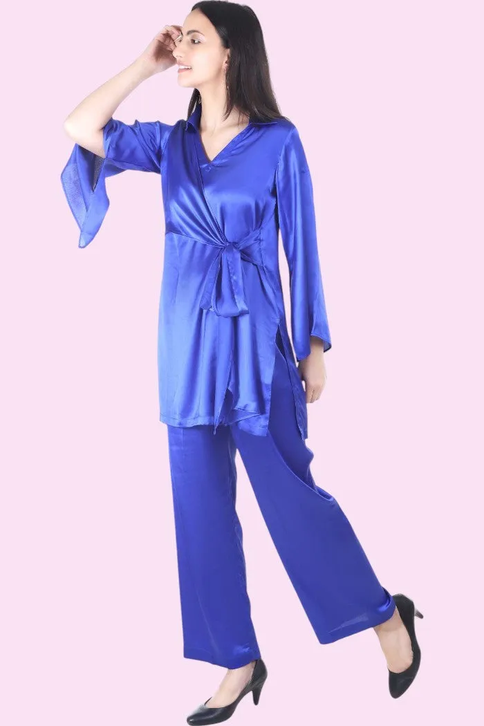 Designer Blue Co-ord Set for Women