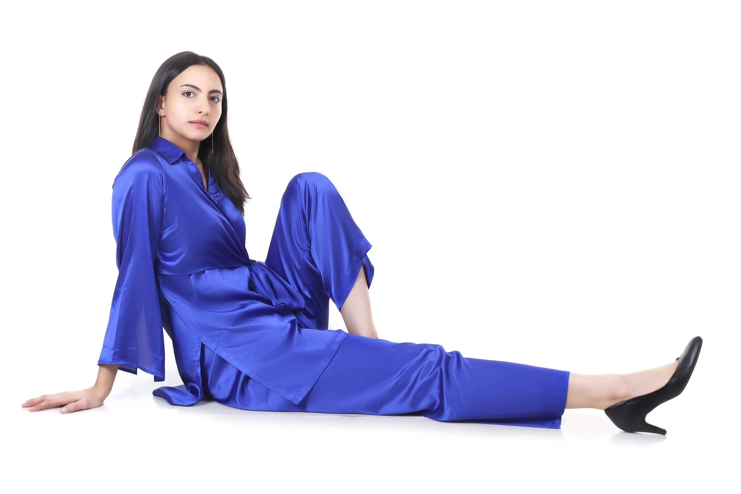 Designer Blue Co-ord Set for Women