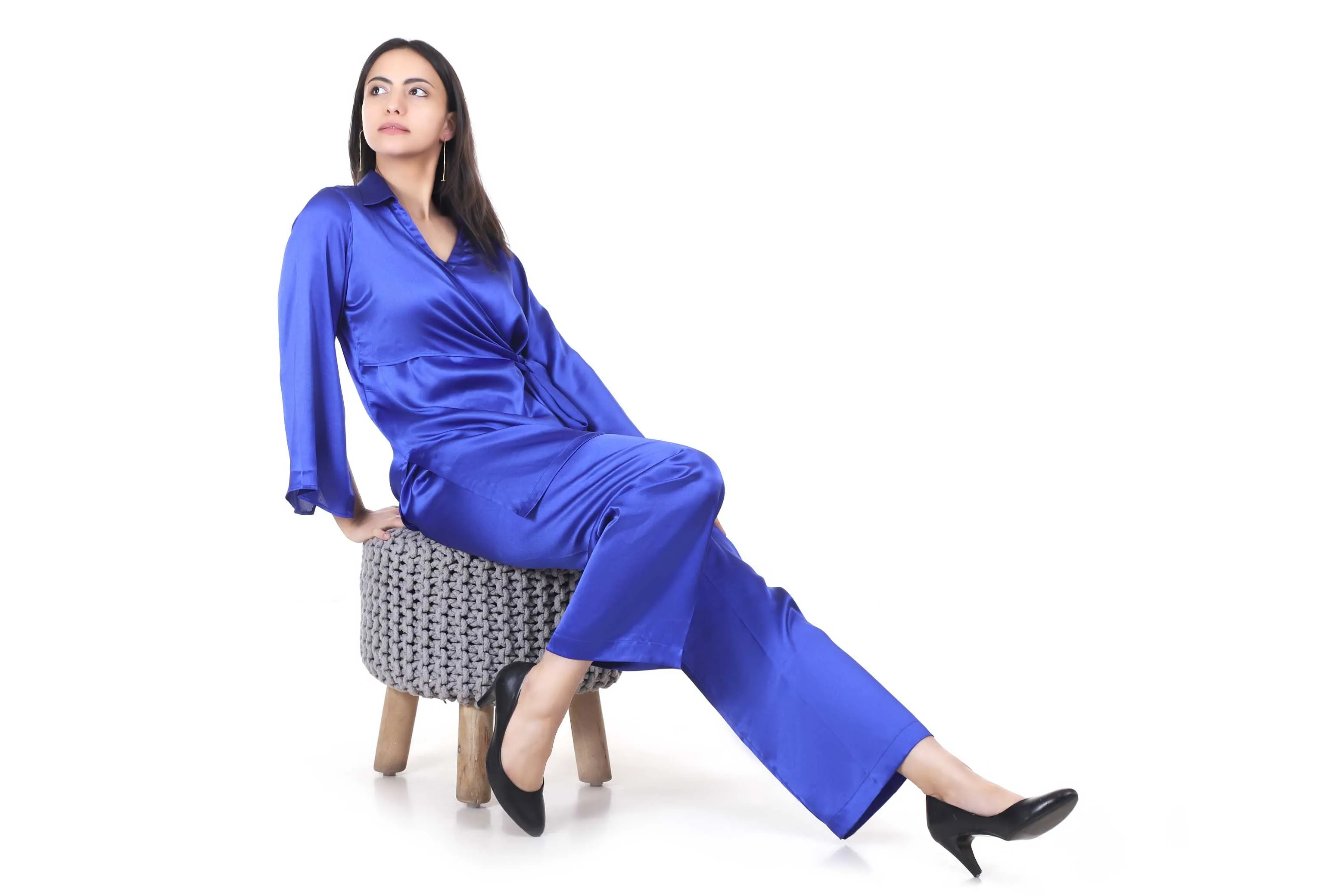 Designer Blue Co-ord Set for Women