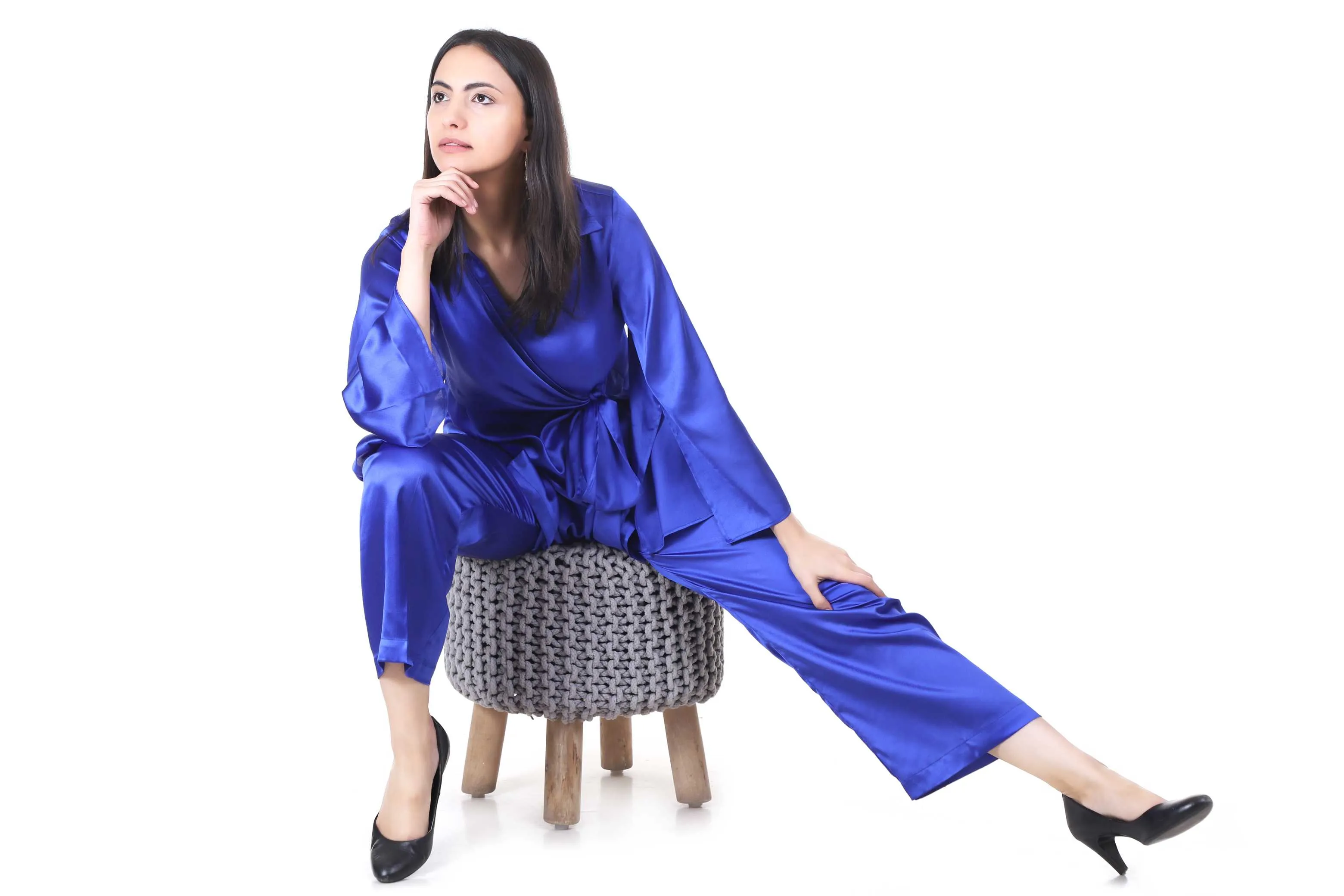 Designer Blue Co-ord Set for Women