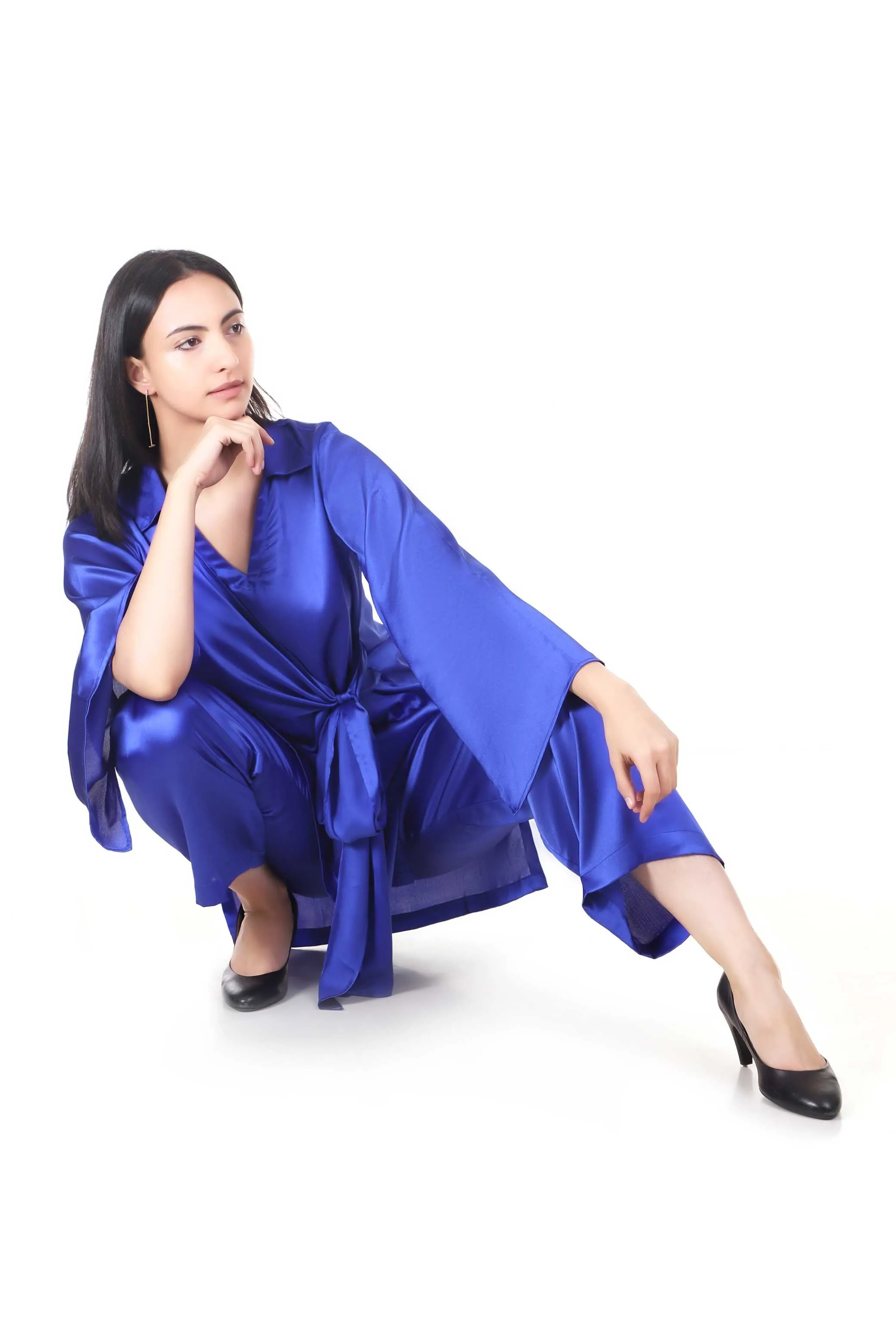 Designer Blue Co-ord Set for Women