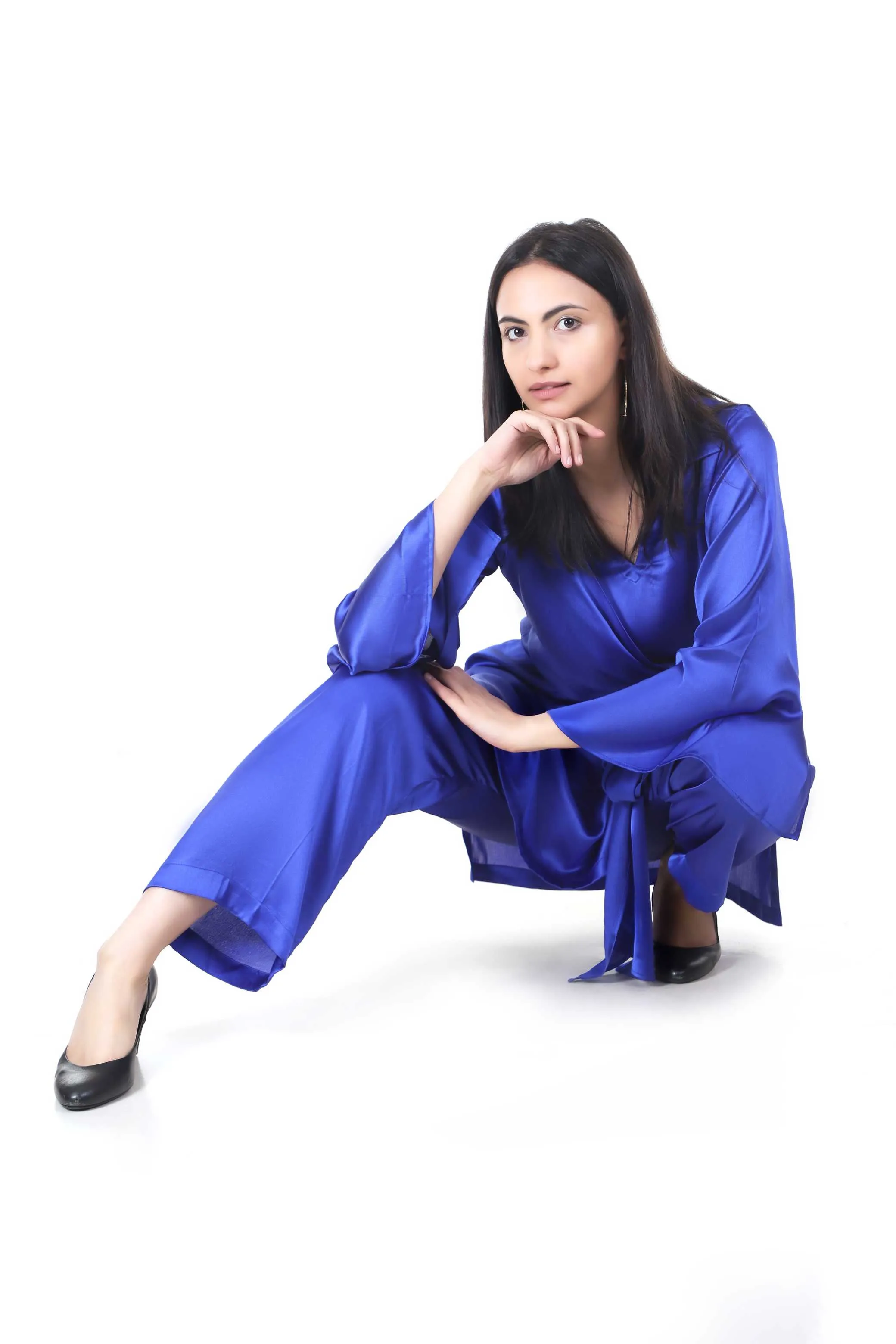 Designer Blue Co-ord Set for Women