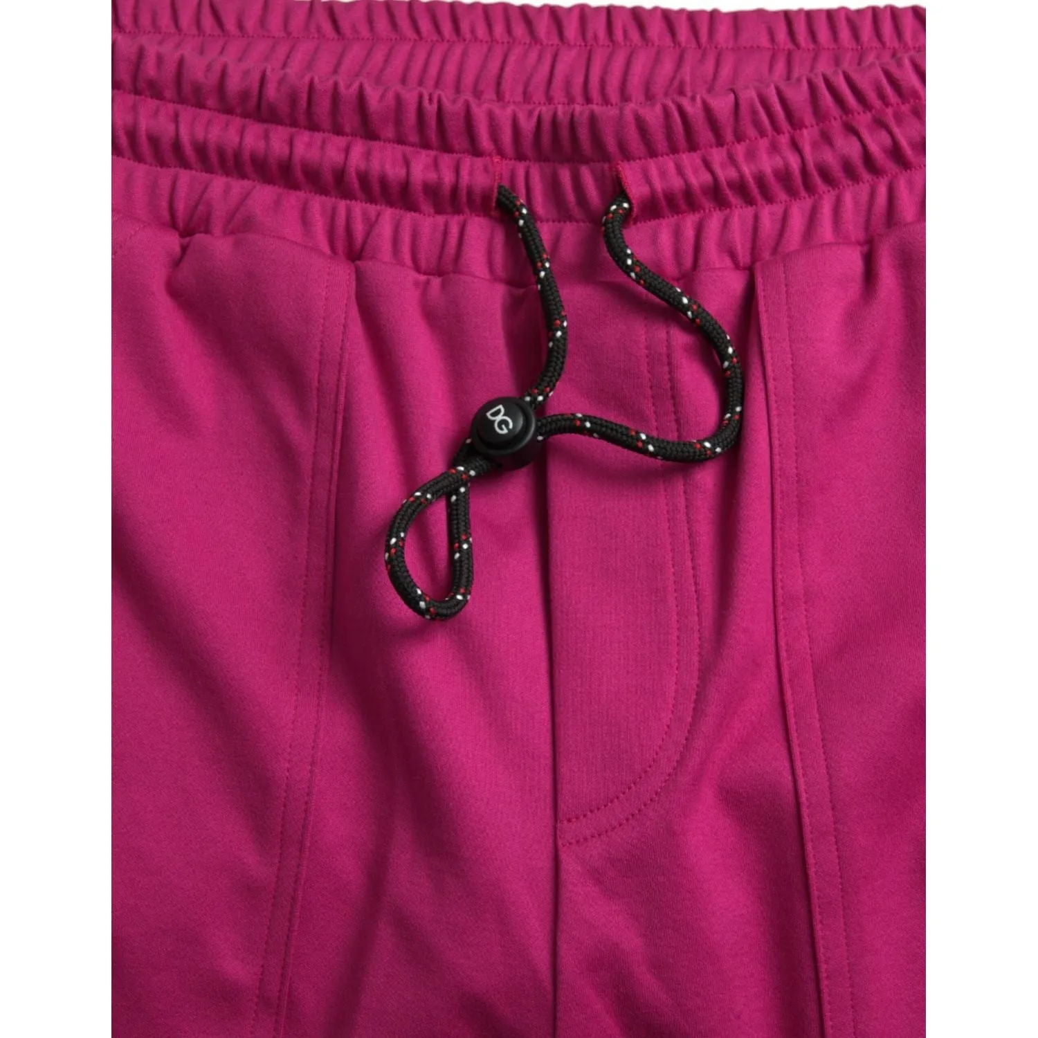 Dolce & Gabbana Pink Logo Cargo Cotton Jogger Sweatpants Pants