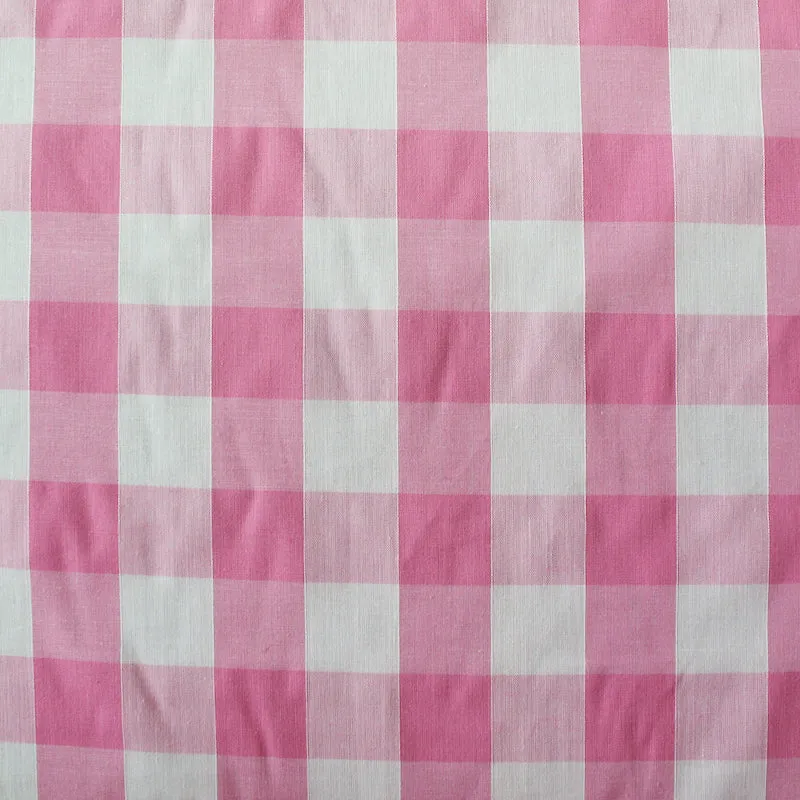 Dressmaking Bold Gingham - Sugar Pink