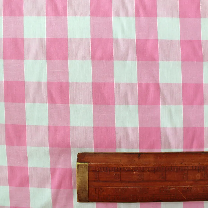 Dressmaking Bold Gingham - Sugar Pink