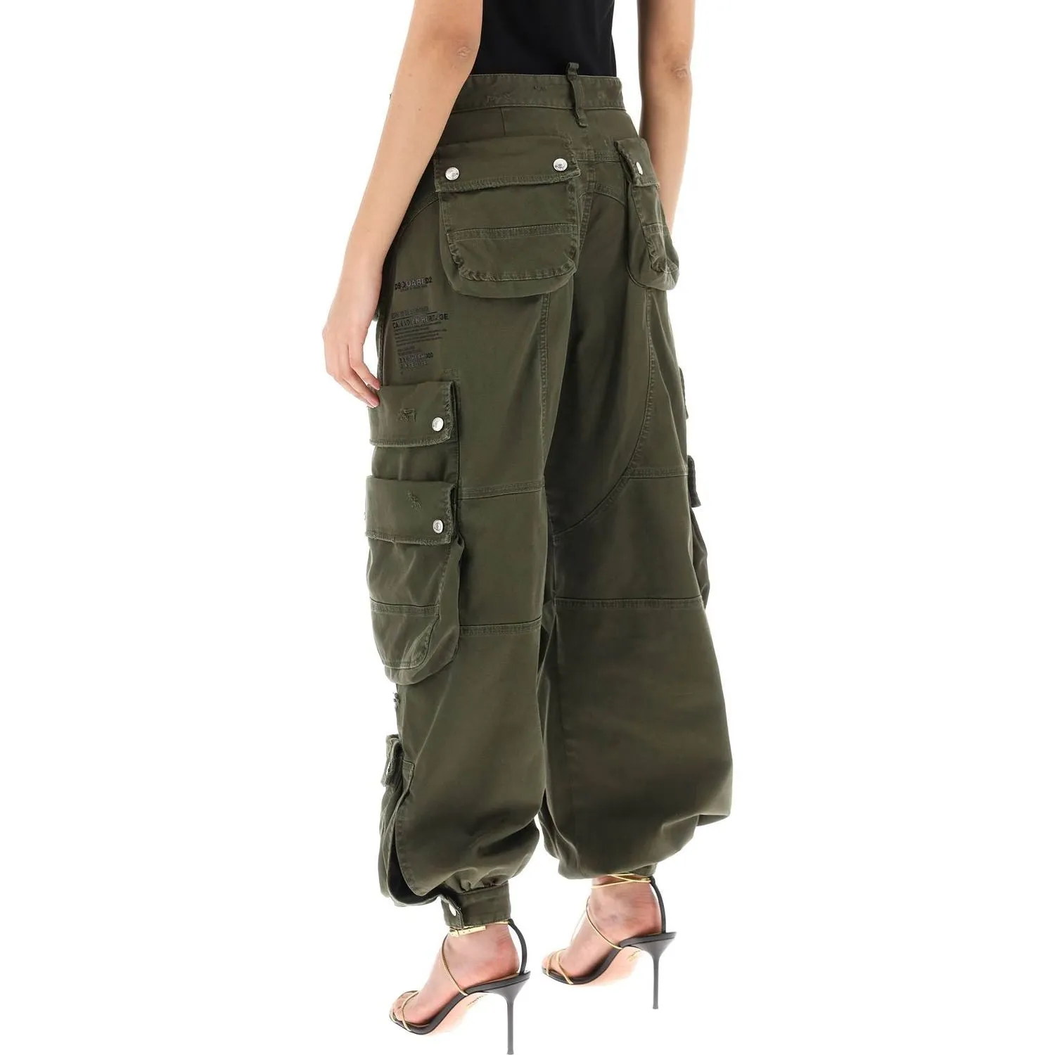 Dsquared2 wide leg cargo pants