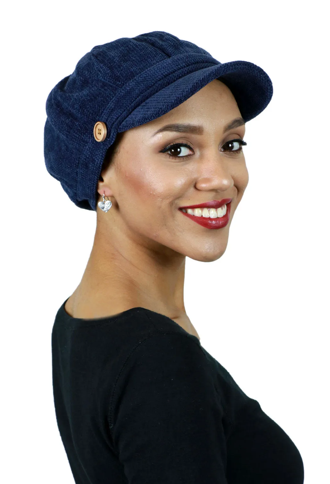 Dublin Chenille Newsboy Cabbie Cap for Women