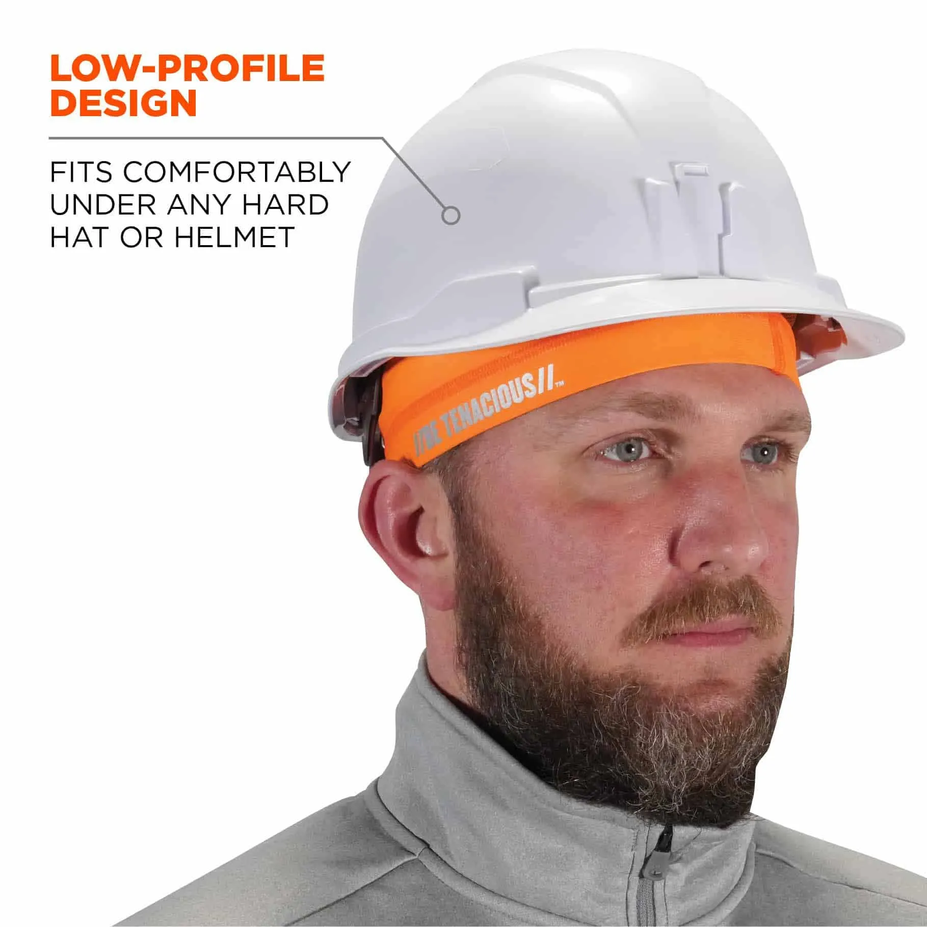 Ergodyne 12688 6632  Orange Cooling Skull Cap - Performance Knit