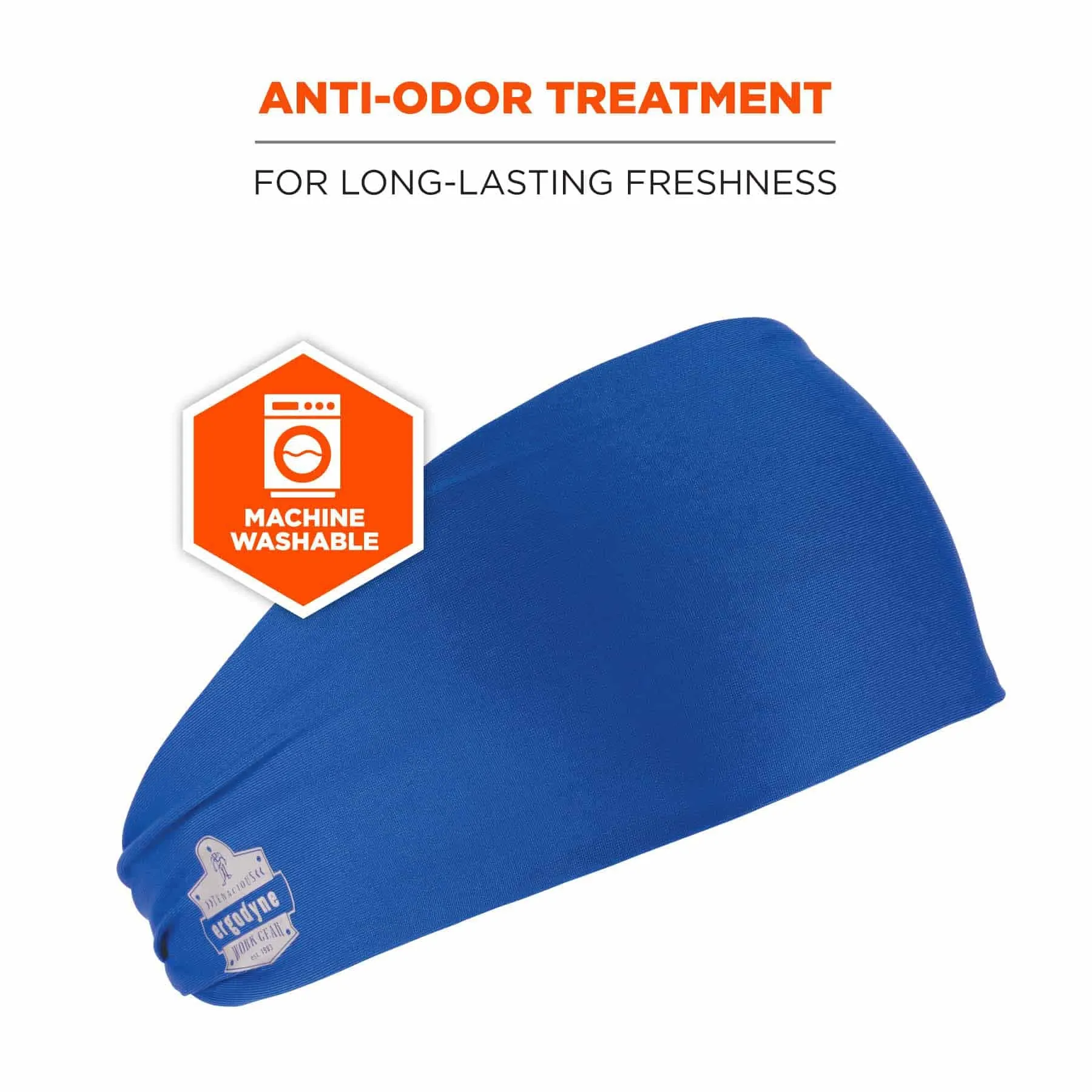 Ergodyne 12701 6634  Blue Cooling Headband - Performance Knit