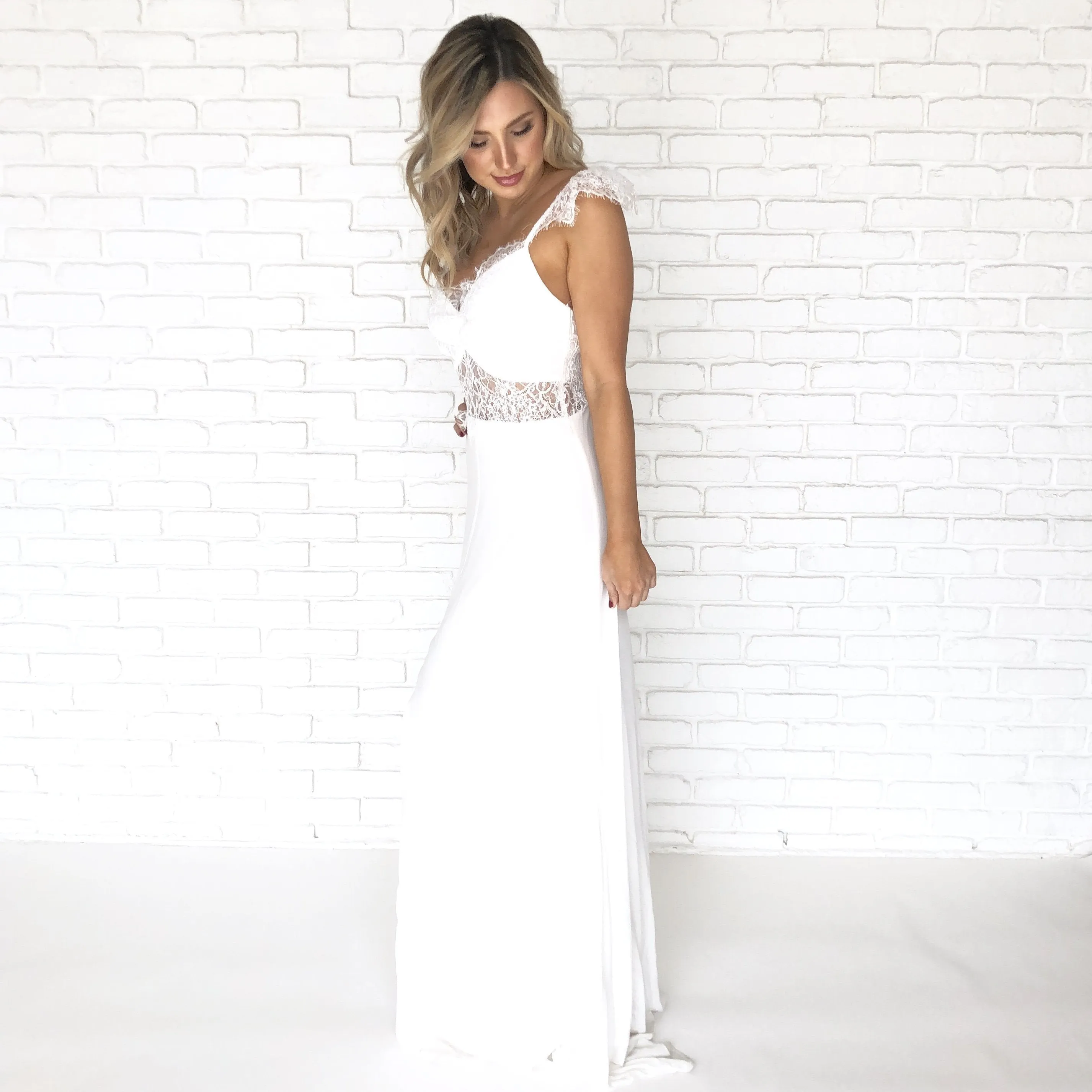 Everlasting White Maxi Dress