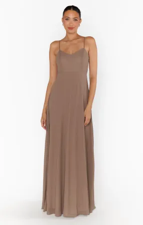 Faith Maxi Dress ~ Dune Chiffon