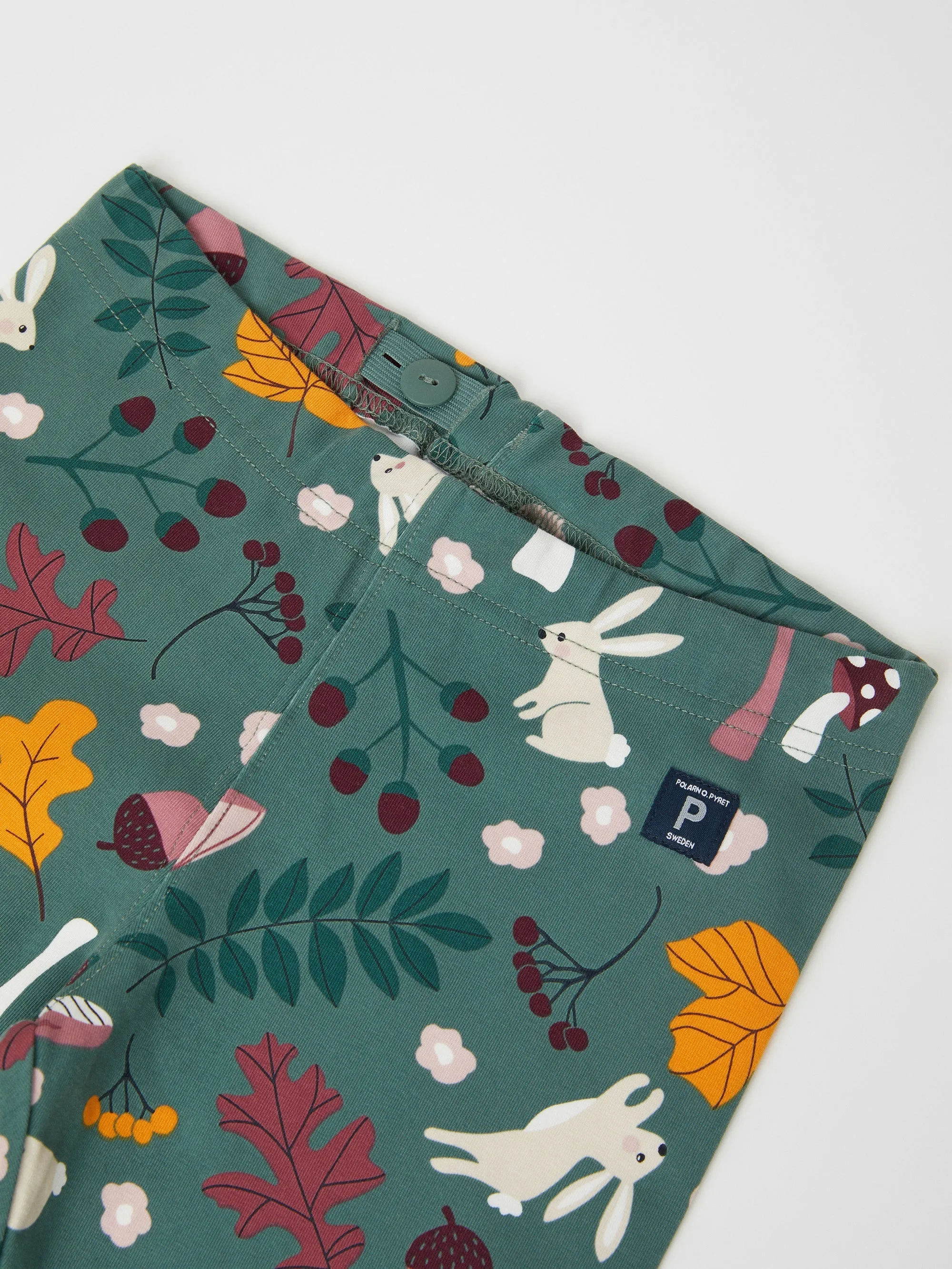 Forest Print Kids Leggings