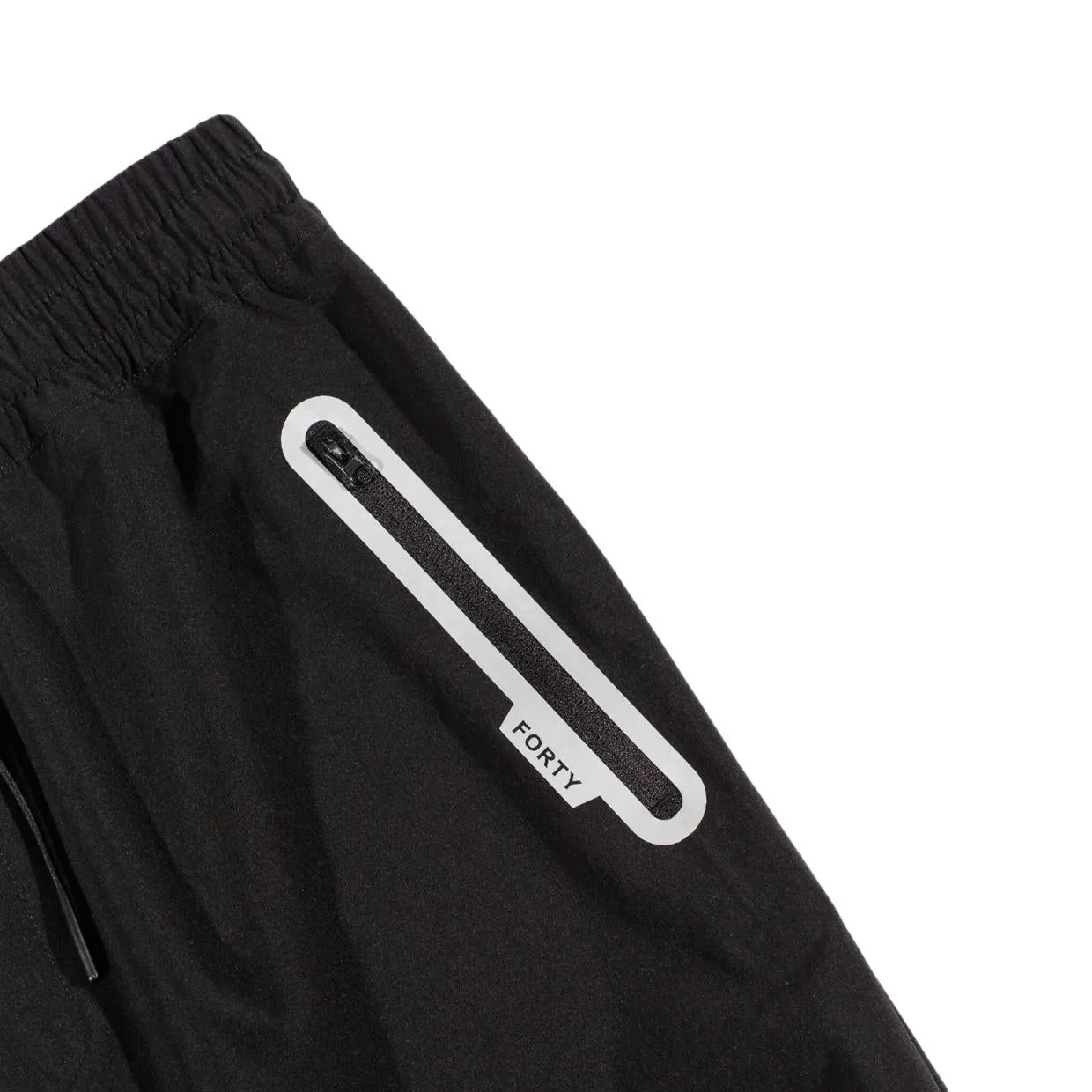 Forty Black Reflective Slater Cargo Pants