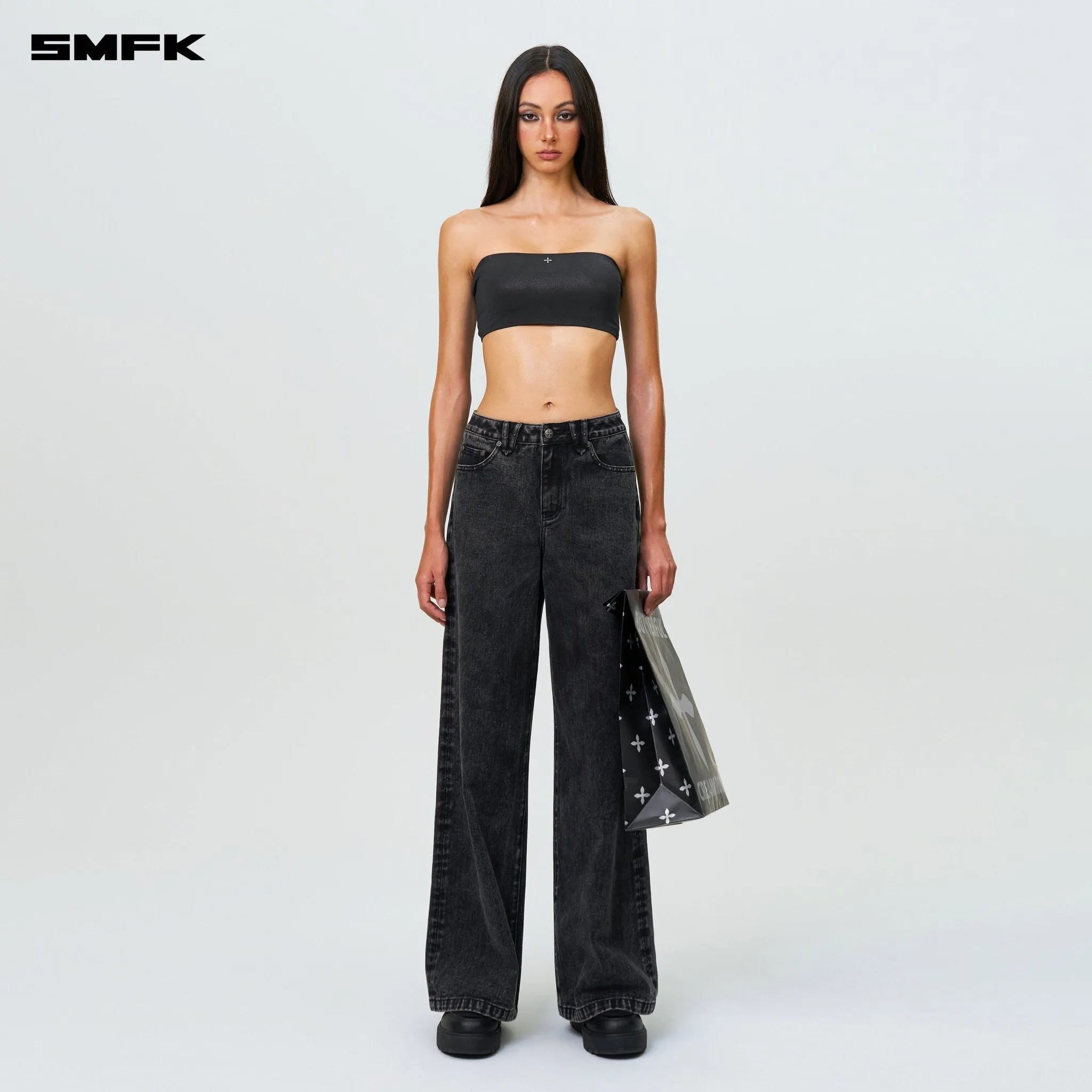 FUTURE Wave Body Shaping Tube Top Black